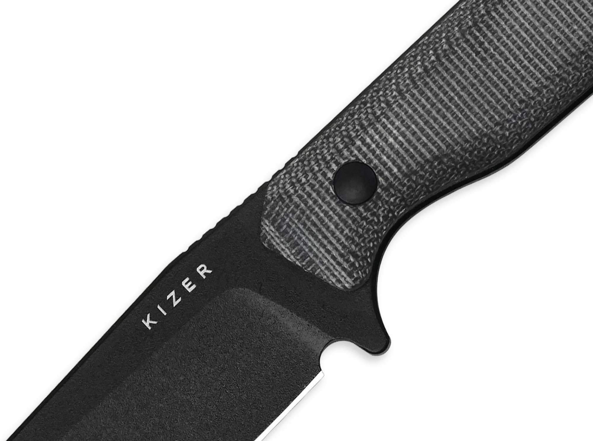 Kizer Taschenmesser Kizer Begleiter Fix CPM-3V Micarta All Black