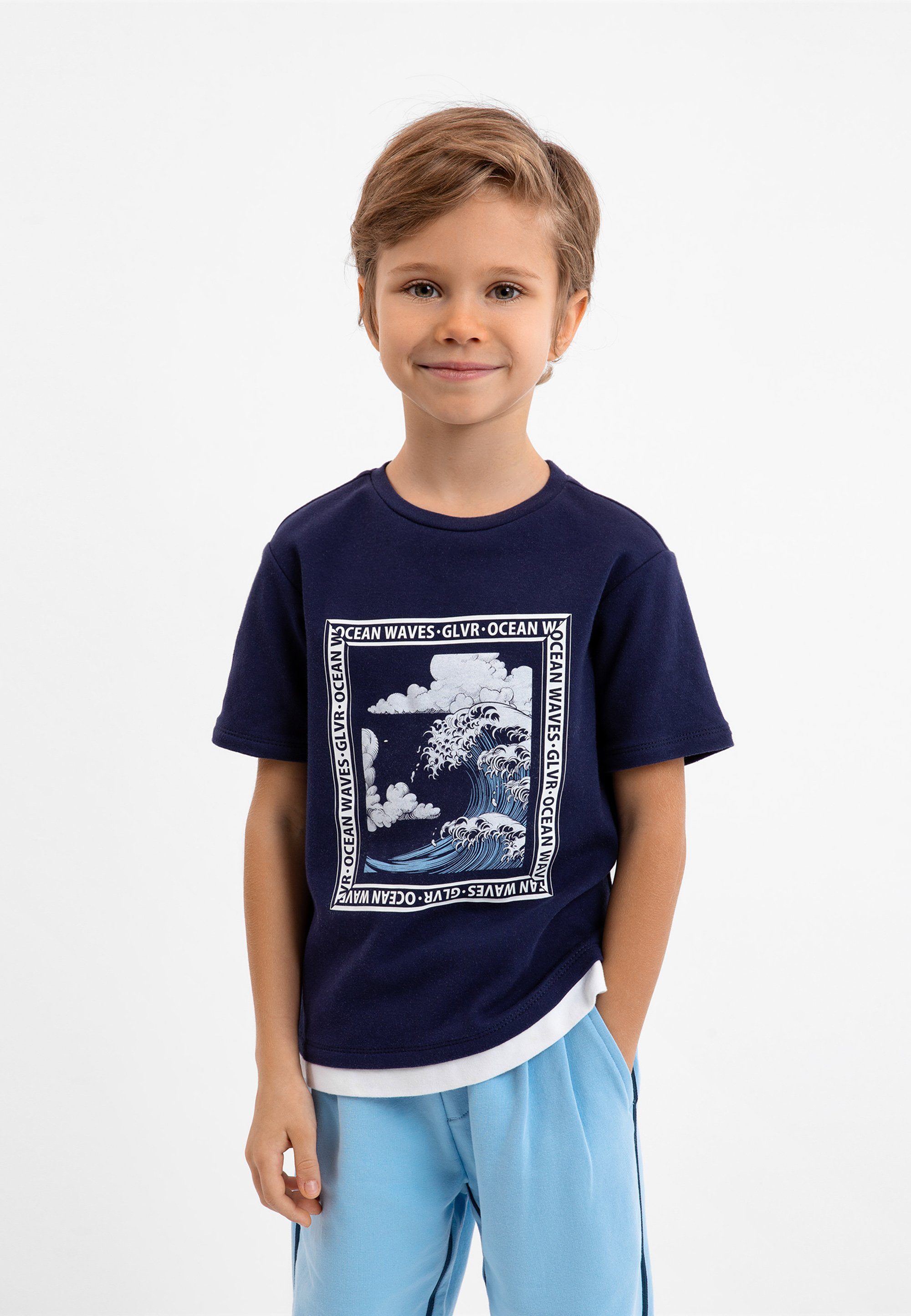 Gulliver T-Shirt mit tollem Kontrastprint