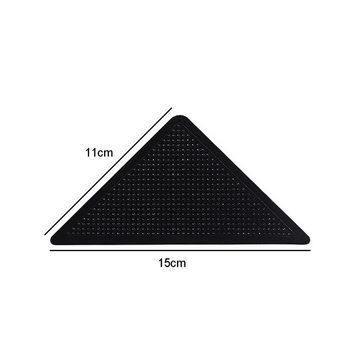 Antirutsch Teppichunterlage 8 Stück Teppich Antirutschunterlage, Dreieck Rutschmatte für Teppich, Fivejoy, (16-St)