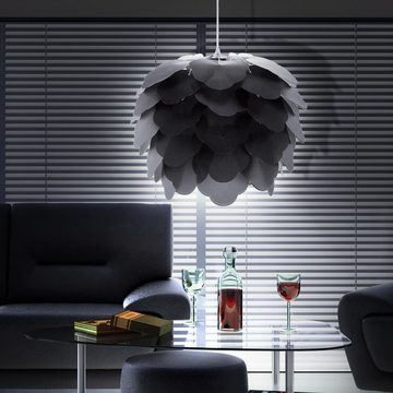 etc-shop LED Pendelleuchte, Leuchtmittel inklusive, Warmweiß, Pendel Leuchte Blüte Beleuchtung Decken Licht Hänge Lampe