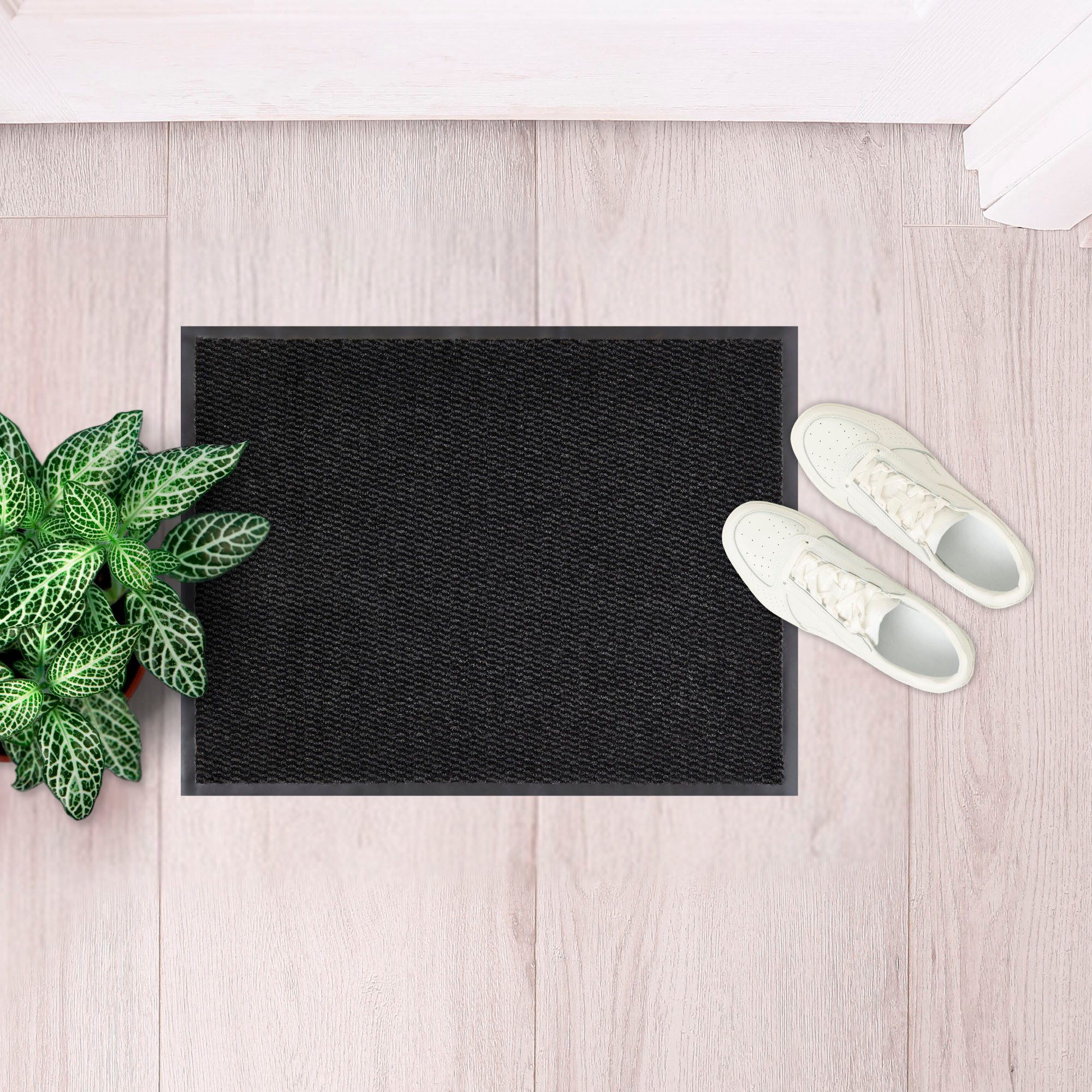 Andiamo Fußmatte Easy, Made in Netherlands, rechteckig, Höhe: 5 mm, Schmutzfangmatte, rutschhemmend, Innen- und überdachten Außenbereich