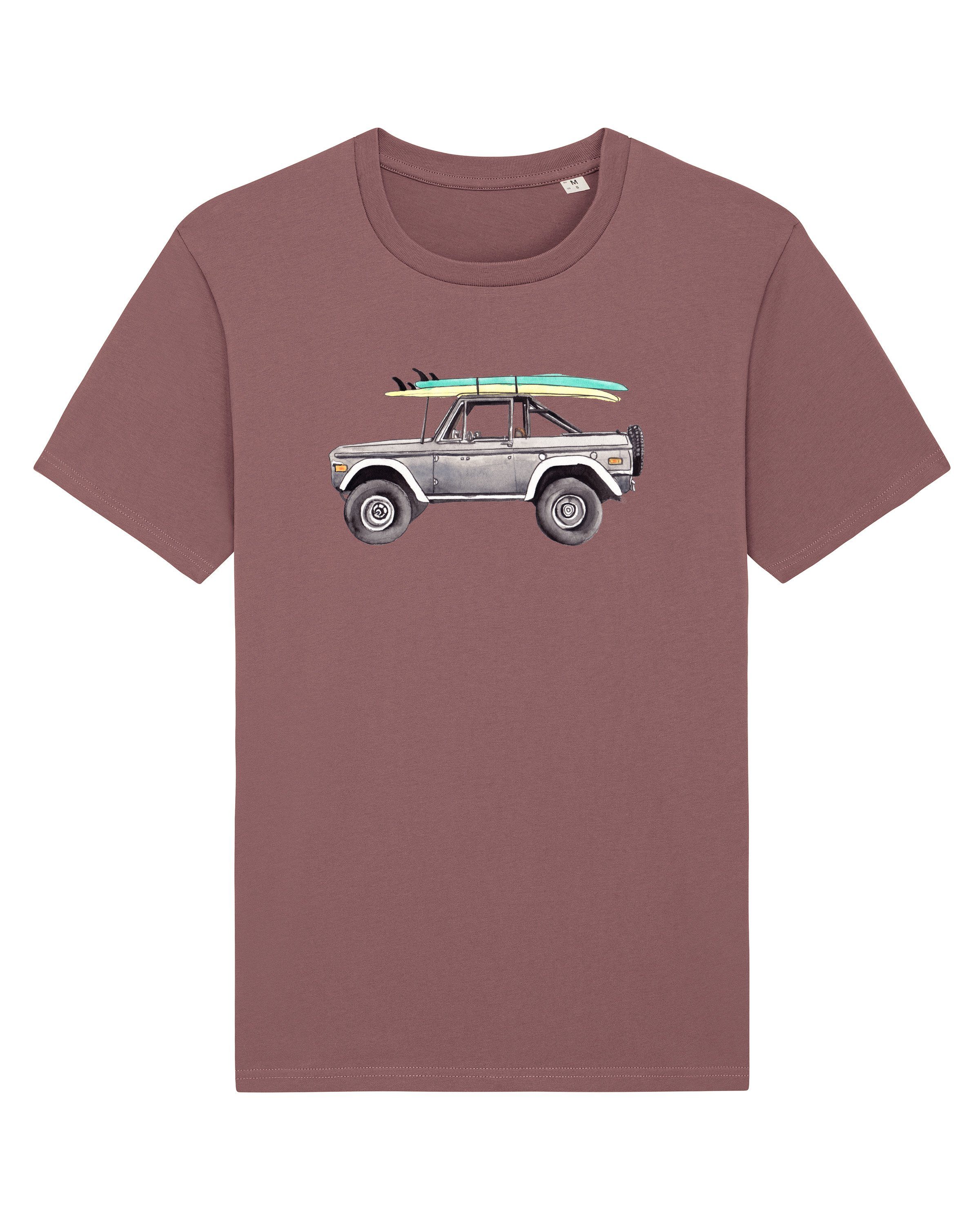 (1-tlg) Kaffa Pickup Apparel Coffee Surf Print-Shirt wat?