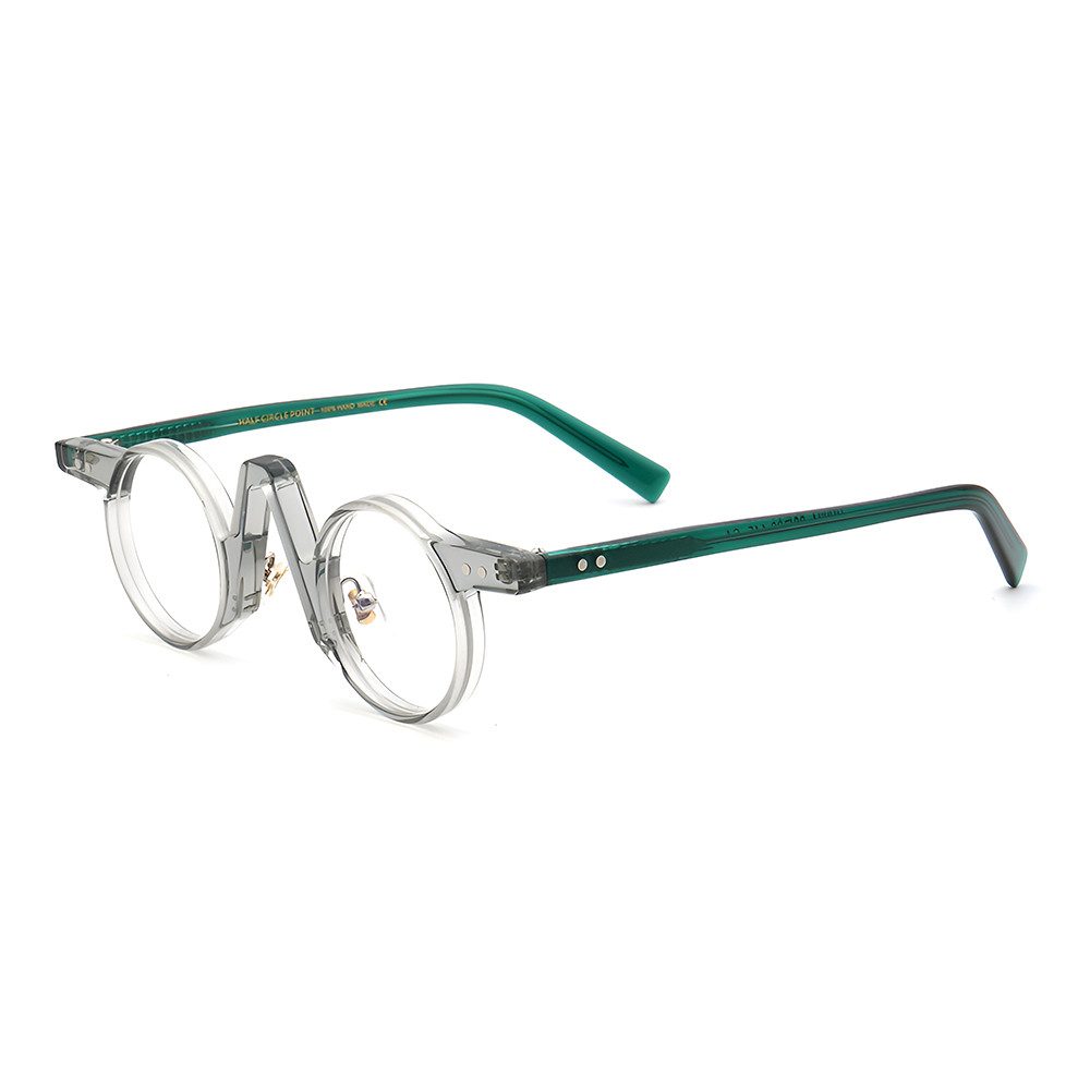 Brille Damen Herren Ohne Sehstärke Rundrahmen Blaulichtfilter Mode
