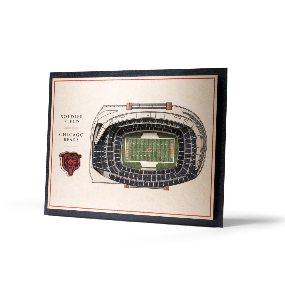 Chicago Bears Chicago Bears 5 Layer 3D Stadium View