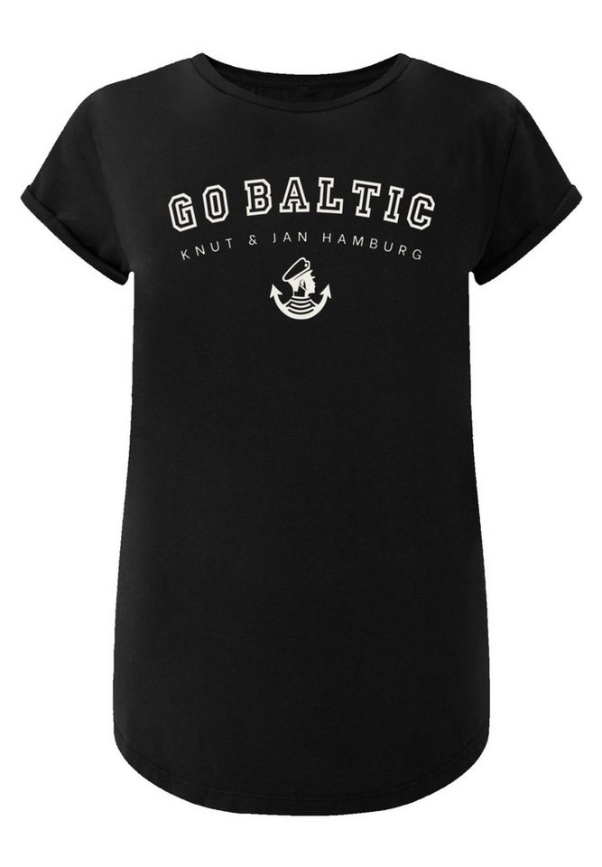 F4NT4STIC T-Shirt Go Baltic Print, Lässiger Schnitt und bequemer  Rundhalsausschnitt