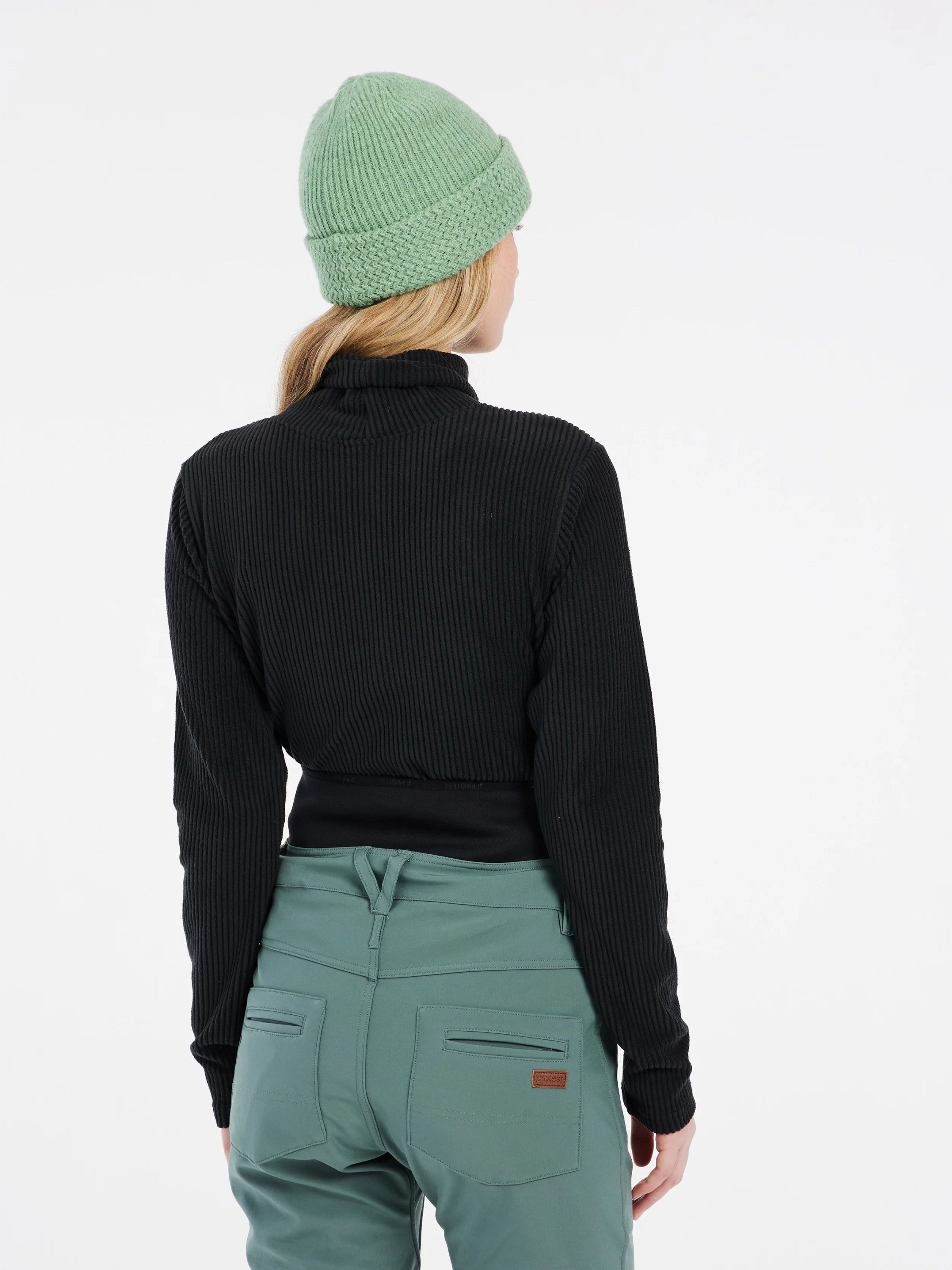 Protest Stehkragenpullover PRTPEARLA active top True Black