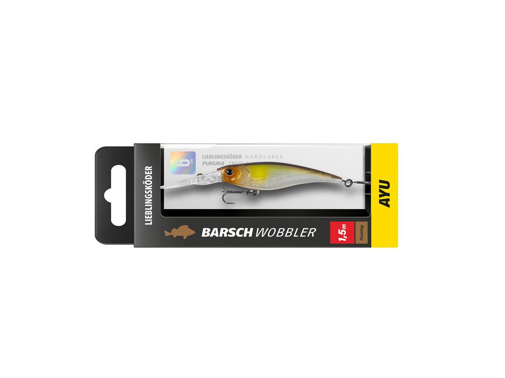 Lieblingsköder Kunstköder Barschwobbler Set - Lieblingsköder - 3 er Set Klares Wasser, (Barschwobblerset - Klar, 3-St. für Klares Wasser), Effektiver Lauf, Exzellente Verarbeitung