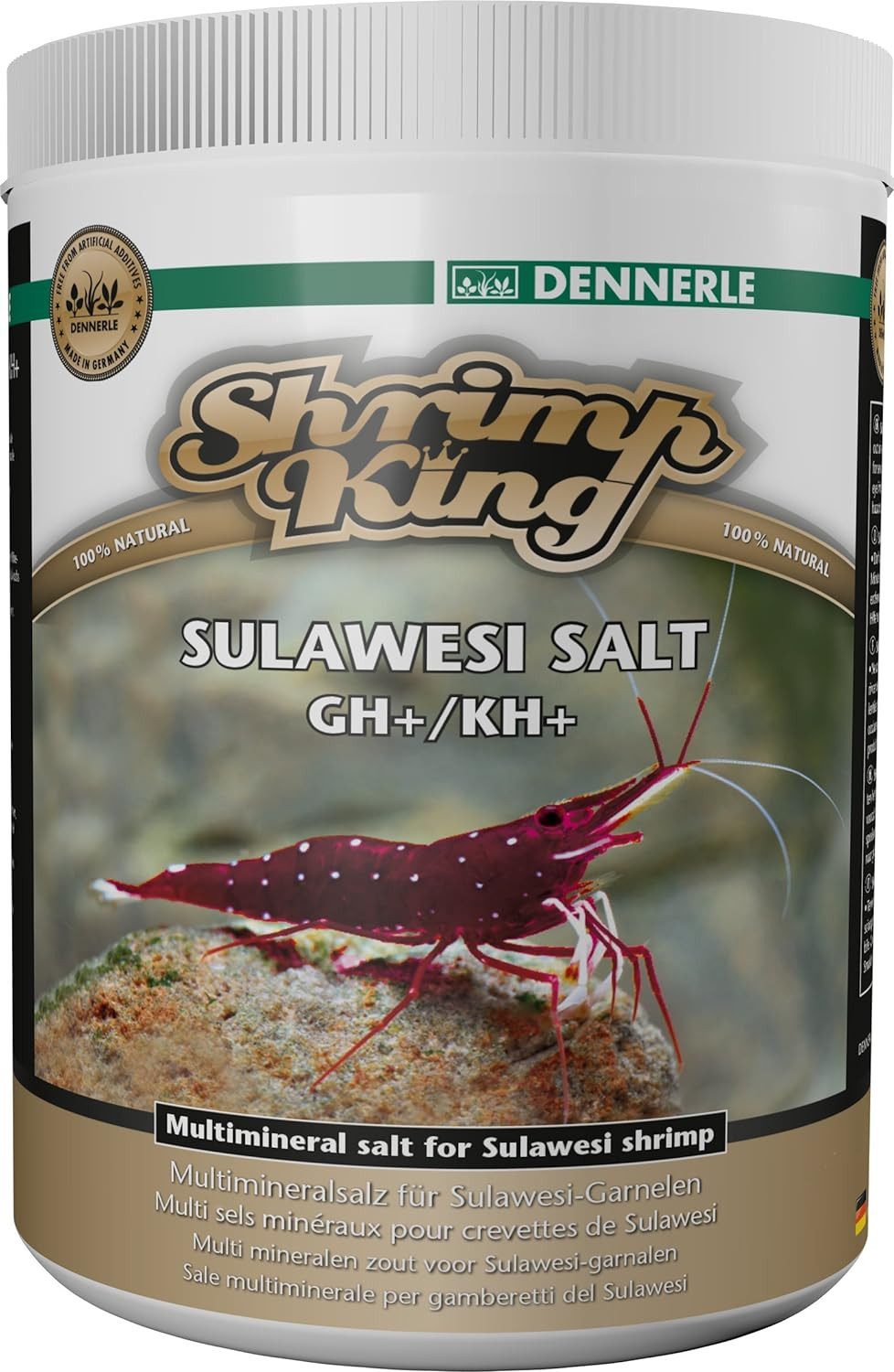 DENNERLE Aquariumpflege Dennerle Shrimp King Sulawesi Salt,1000g