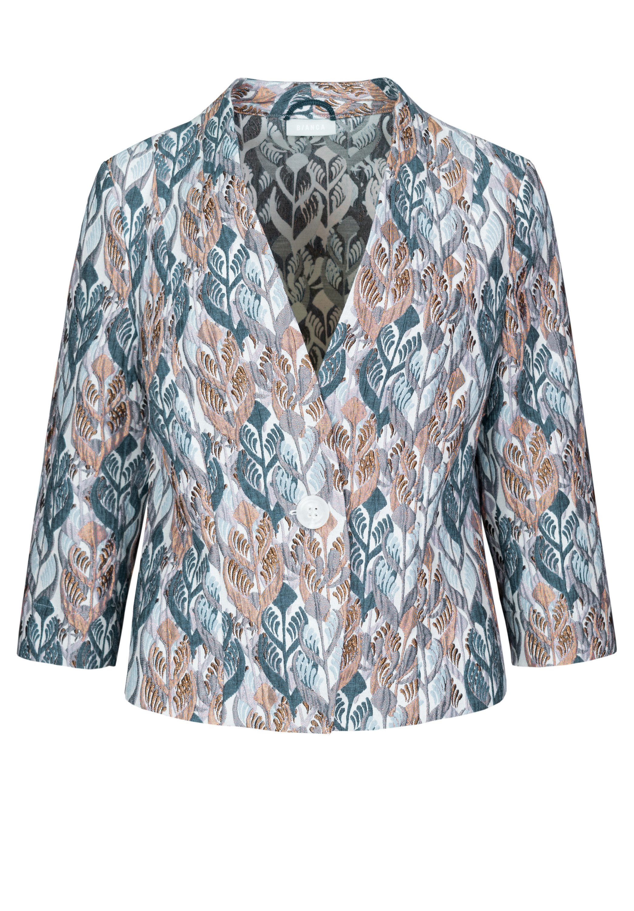 bianca Kurzblazer ABBY in edlem Jacquard-Dessin