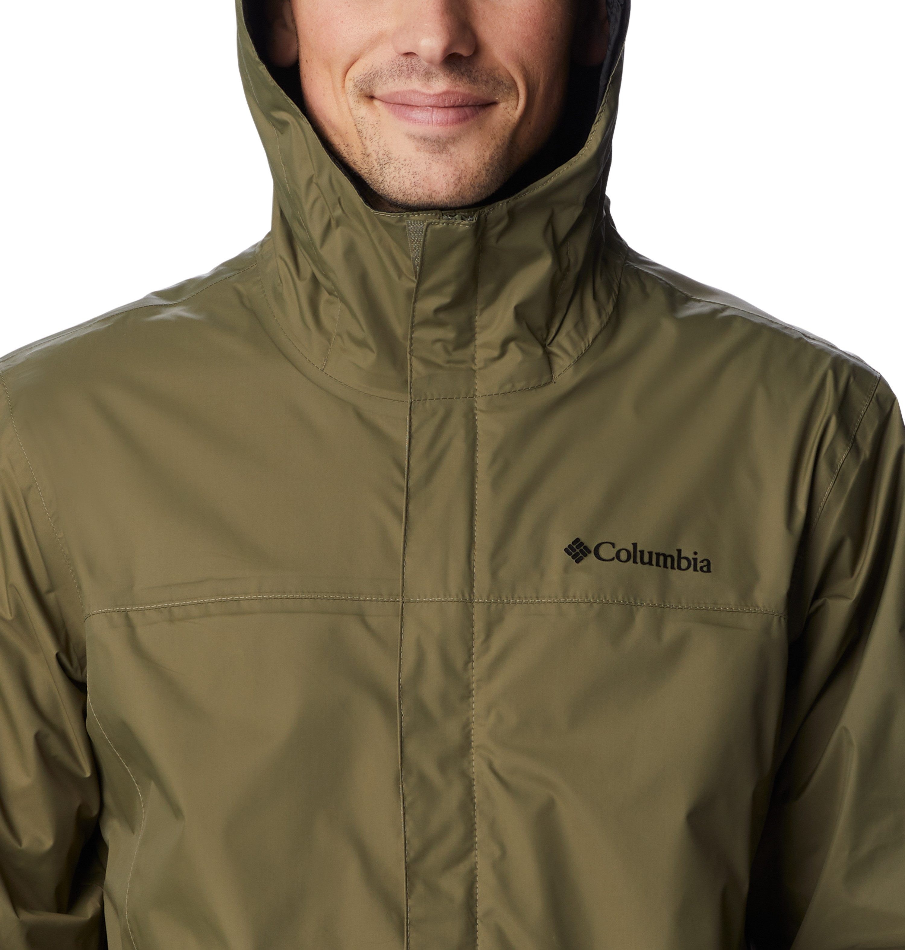 Columbia Regenjacke WATERTIGHT II JACKET mit Reißverschlusstaschen, wasserabweisendes Obermaterial aus Nylon
