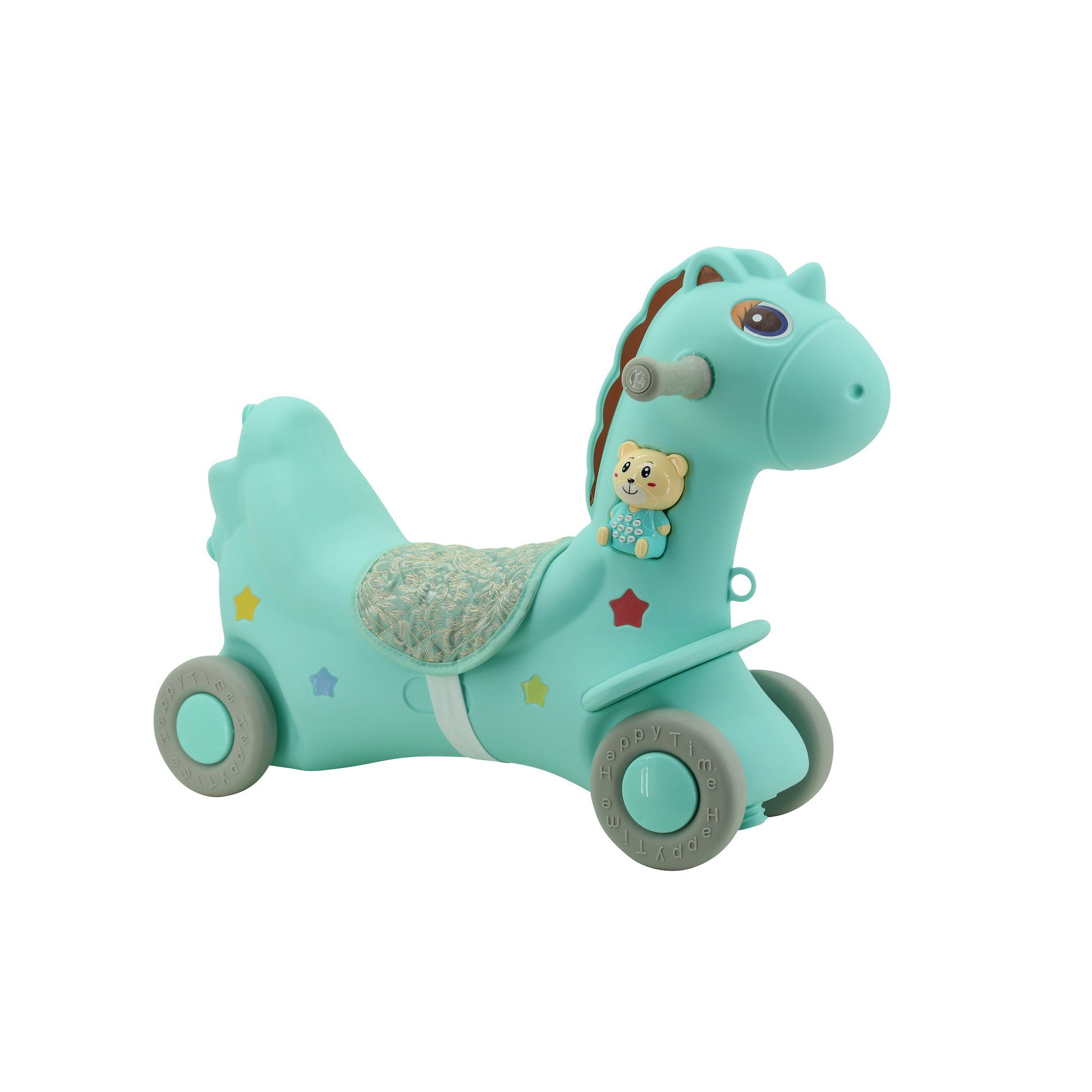 Sweety-Toys Rutscher Sweety Toys 12695 Rutscher Einhorn Wippe Lauflernrad 3 in 1 – Bild 4 von 5