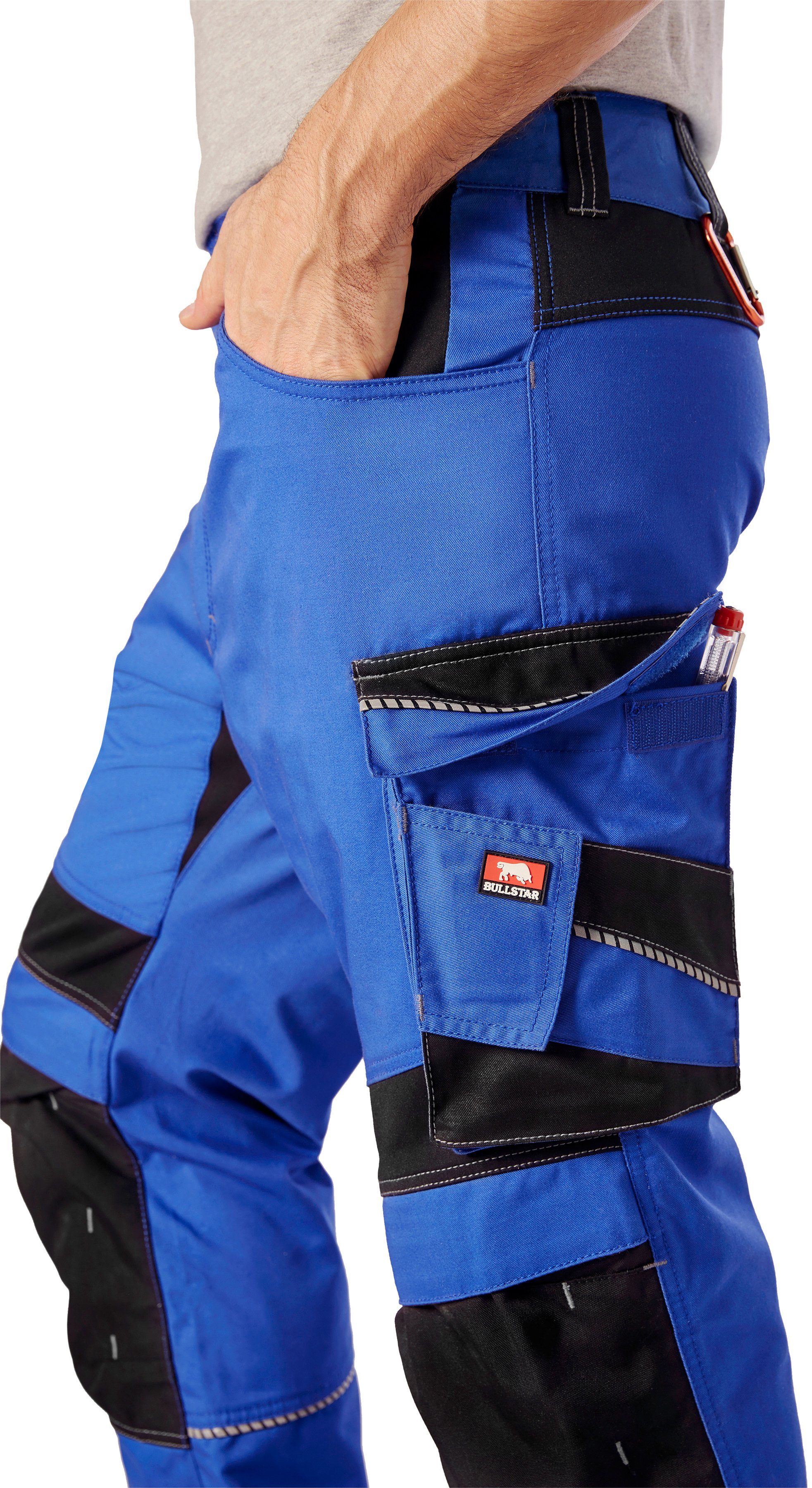 Bullstar Arbeitshose blau-schwarz EVO