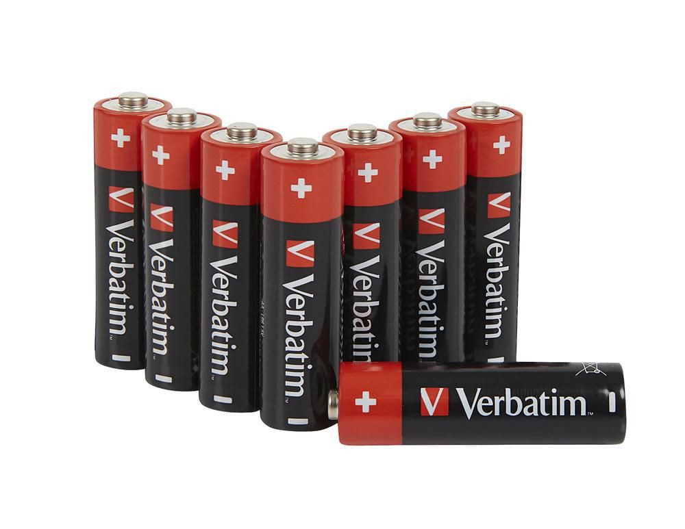 VERBATIM ALKALINE BATTERY AA 8 PACK Batterie