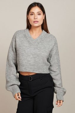 Next V-Ausschnitt-Pullover Cropped-Pullover mit V-Ausschnitt (1-tlg)