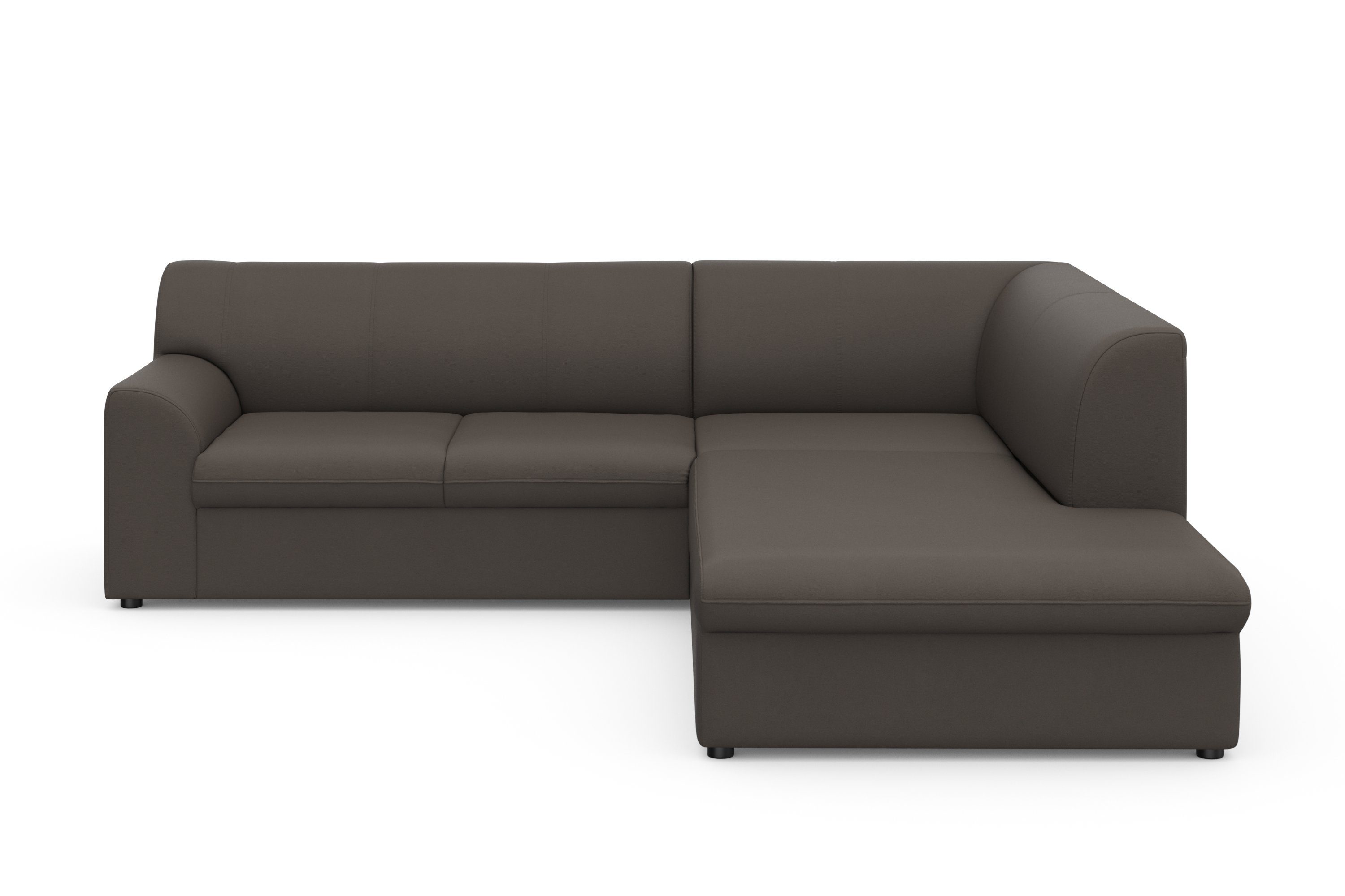DOMO collection Ecksofa Topper zeitlos elegant, kompakte Stellmaße, OTTOs C günstig online kaufen
