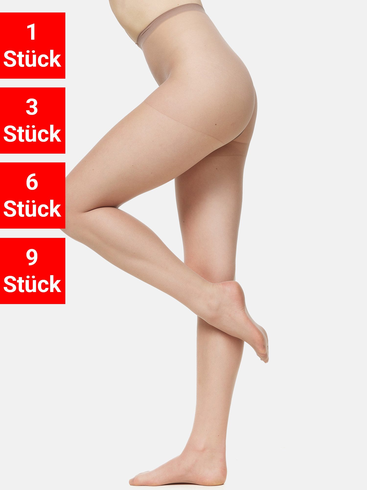 Nur Die Feinstrumpfhose Supersitz 20 DEN (6 St) Damen Frauen Nylon Multipack