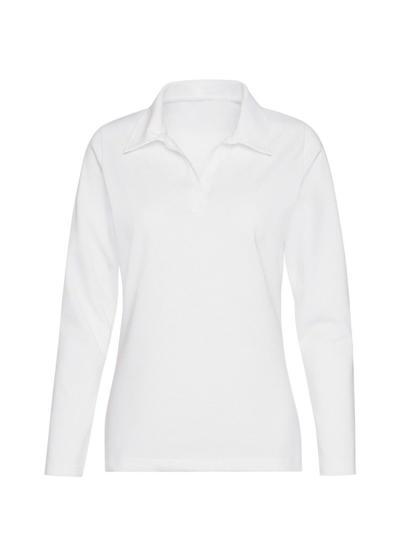 Trigema Poloshirt TRIGEMA Langarm Poloshirt ohne günstig online kaufen