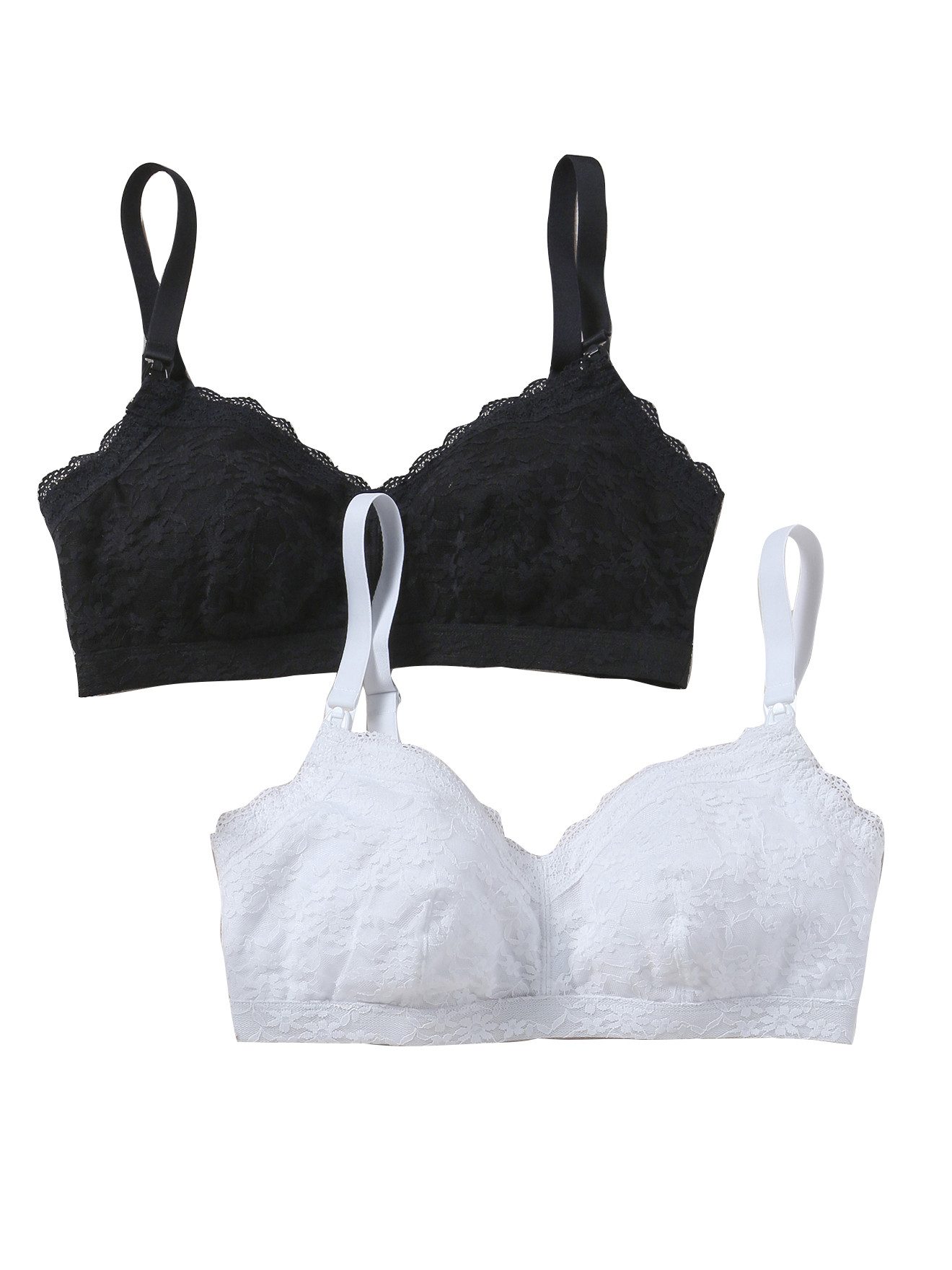 Still-BH 2er-Pack Still-BHs, Spitze mit softem Futter
