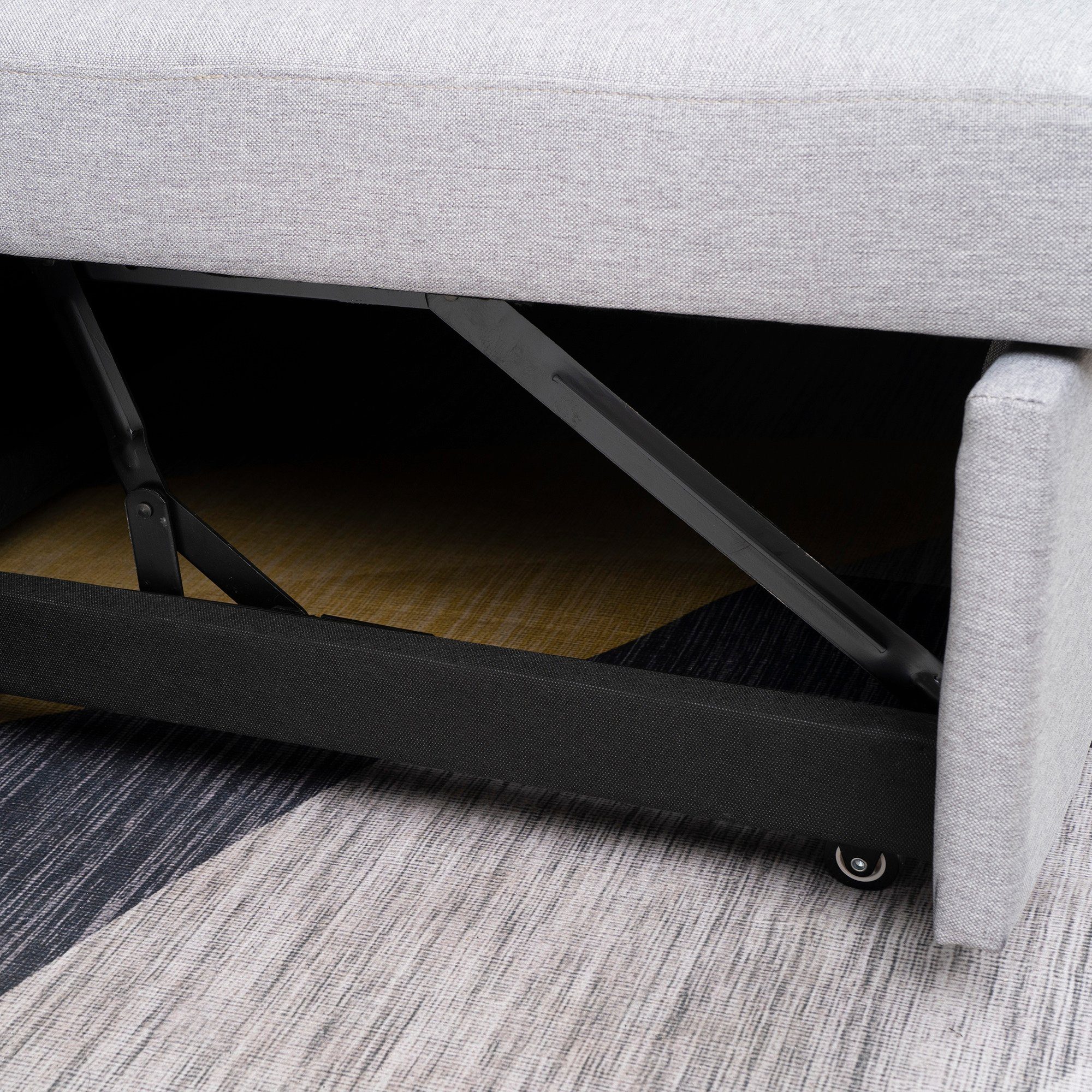 HOMCOM Schlafsofa Ecksofa