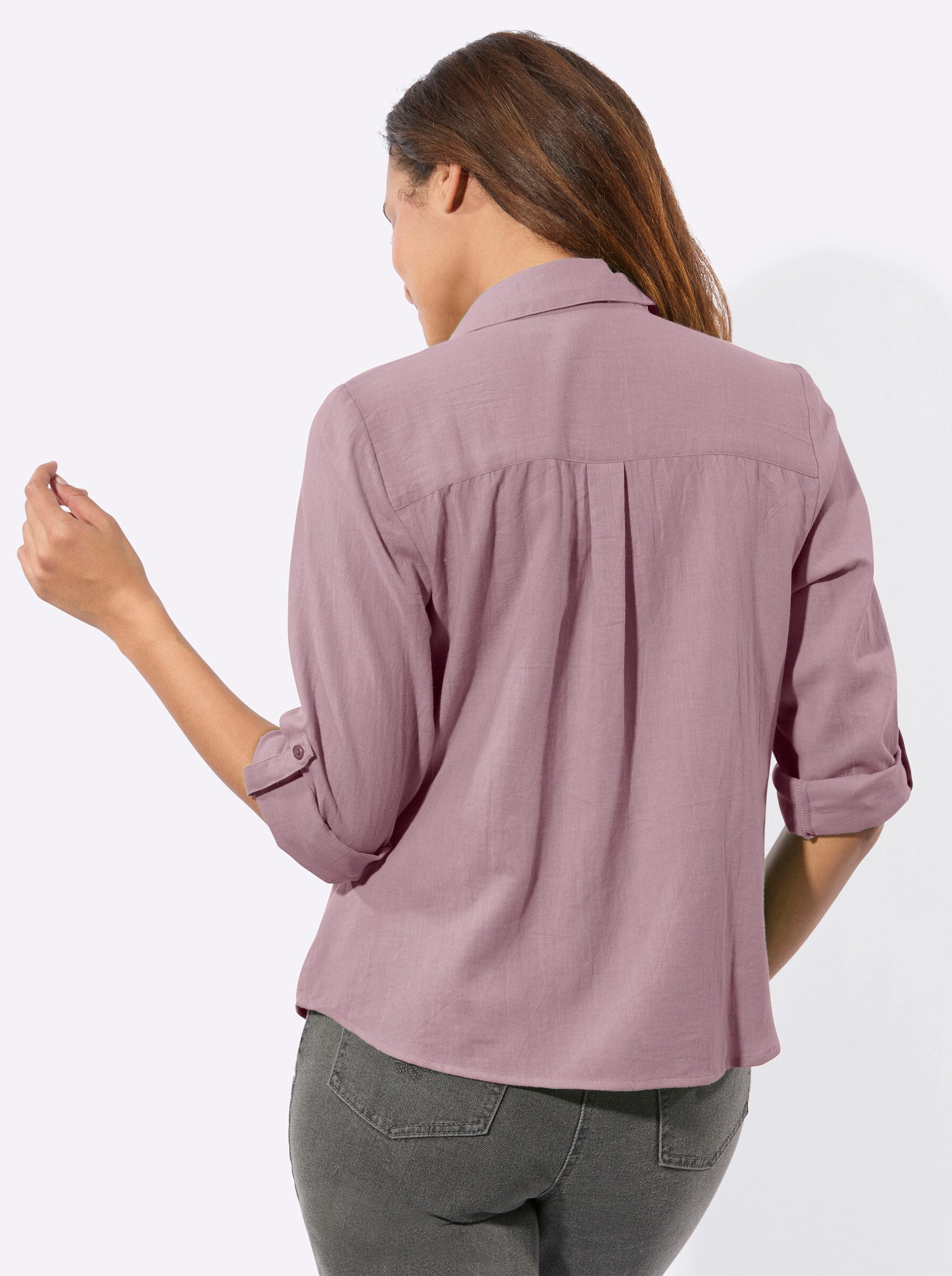 Witt Klassische Bluse Flanell-Bluse Langarm