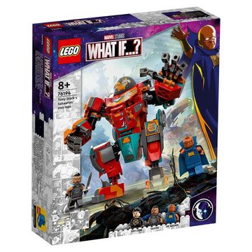 LEGO® Konstruktionsspielsteine LEGO 76194 Marvel Super Heroes Tony Starks sakaarischer Iron Man, (Set)