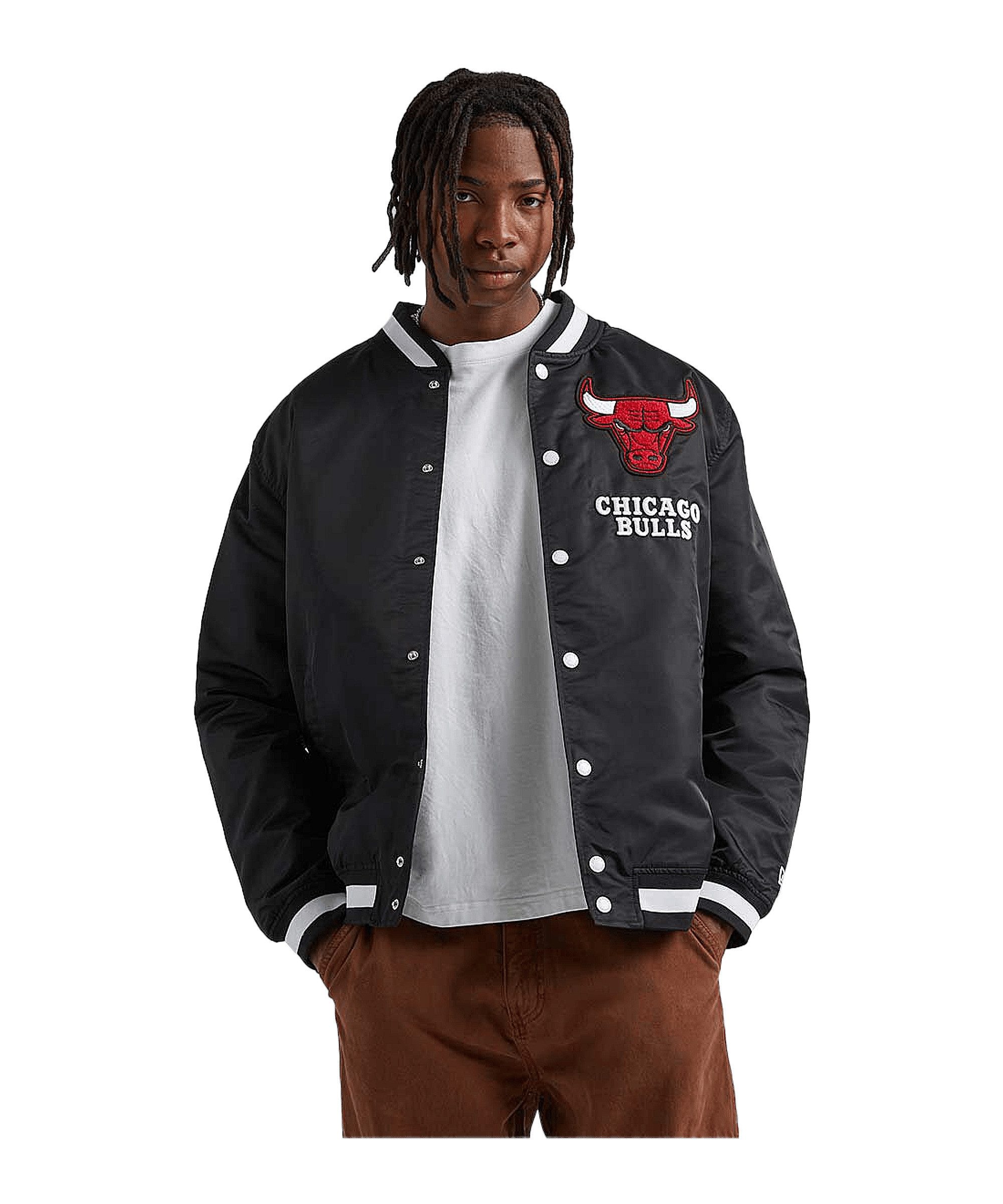 New Era Sweatjacke New Era Chicago Bulls Logo Varsity Jacke Nylon günstig online kaufen