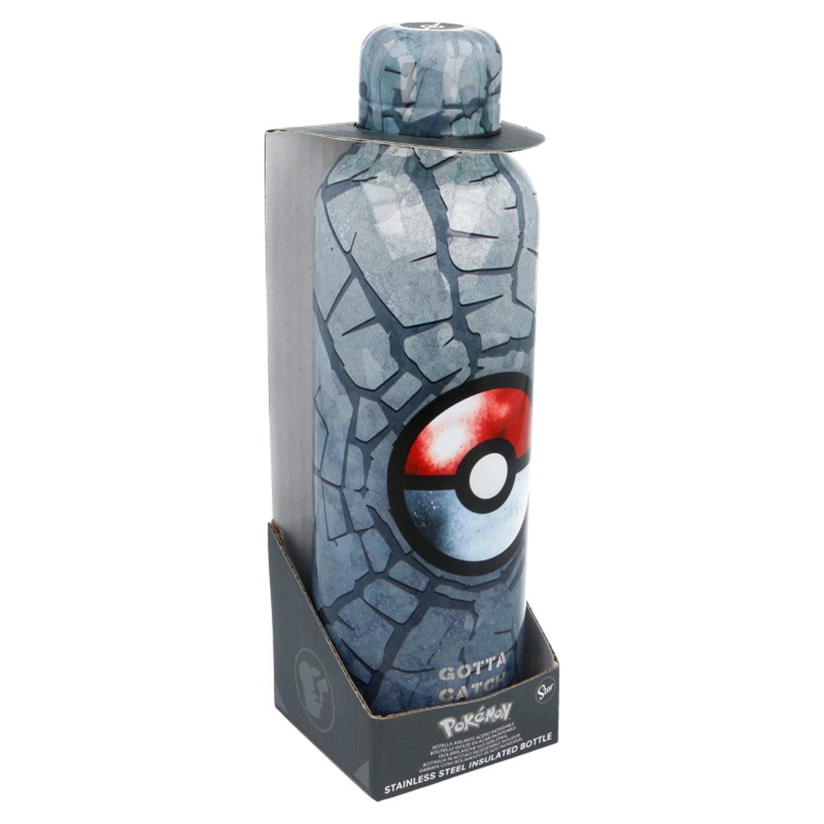 POKÉMON Trinkflasche Isolierte Edelstahl Trinkflasche Thermotrinkflasche 515 ml, 515 ml