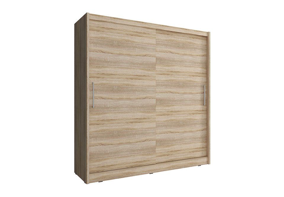 JVmoebel Kleiderschrank Design Kleider Schrank Schiebe Schränke Holz Schwebe Türen Kleider Beige