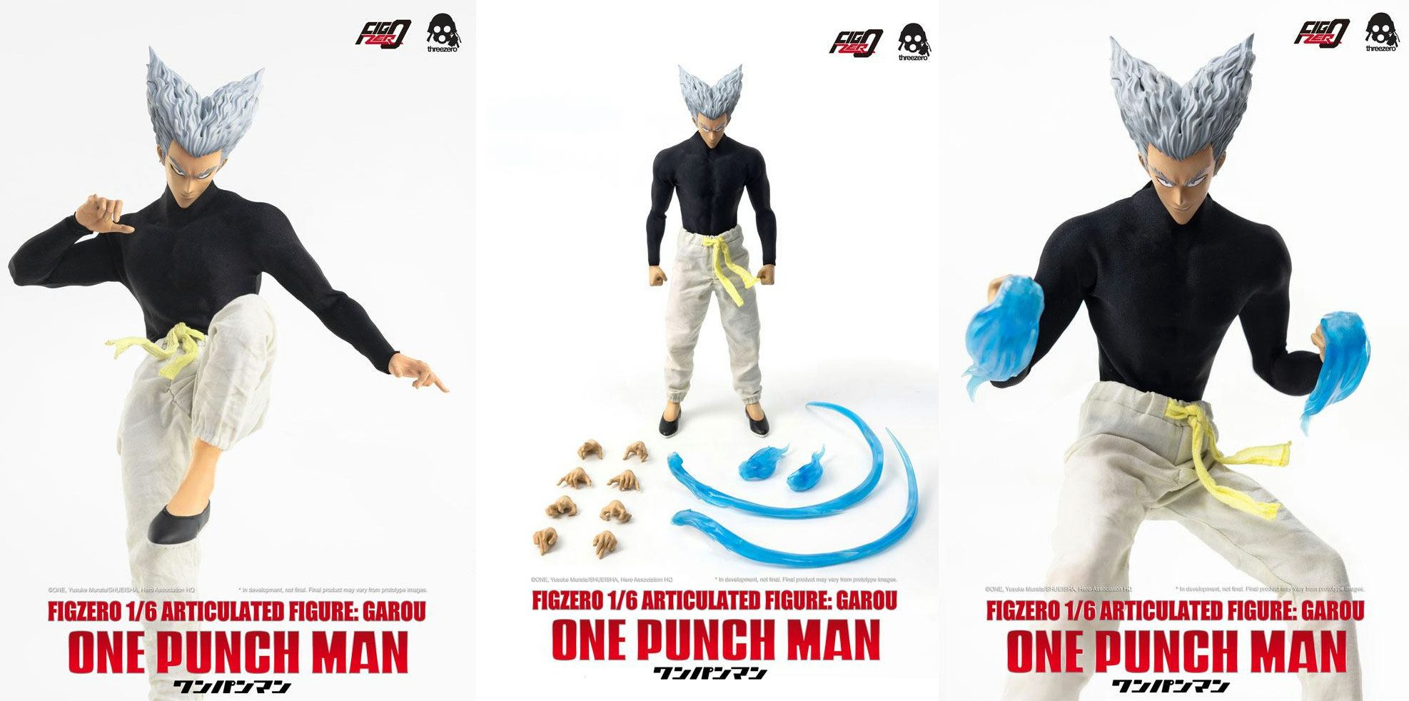 ThreeZero Actionfigur One Punch Man FigZero 1/6 Garou 30 cm Actionfigur