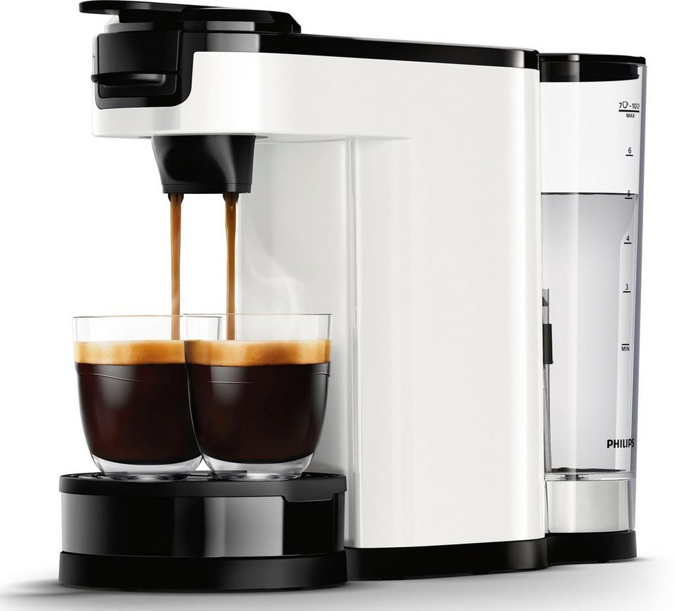 Philips Senseo Kaffeepadmaschine Switch HD6592/04, 1l Kaffeekanne, inkl.  Kaffeepaddose im Wert von 9,90 € UVP