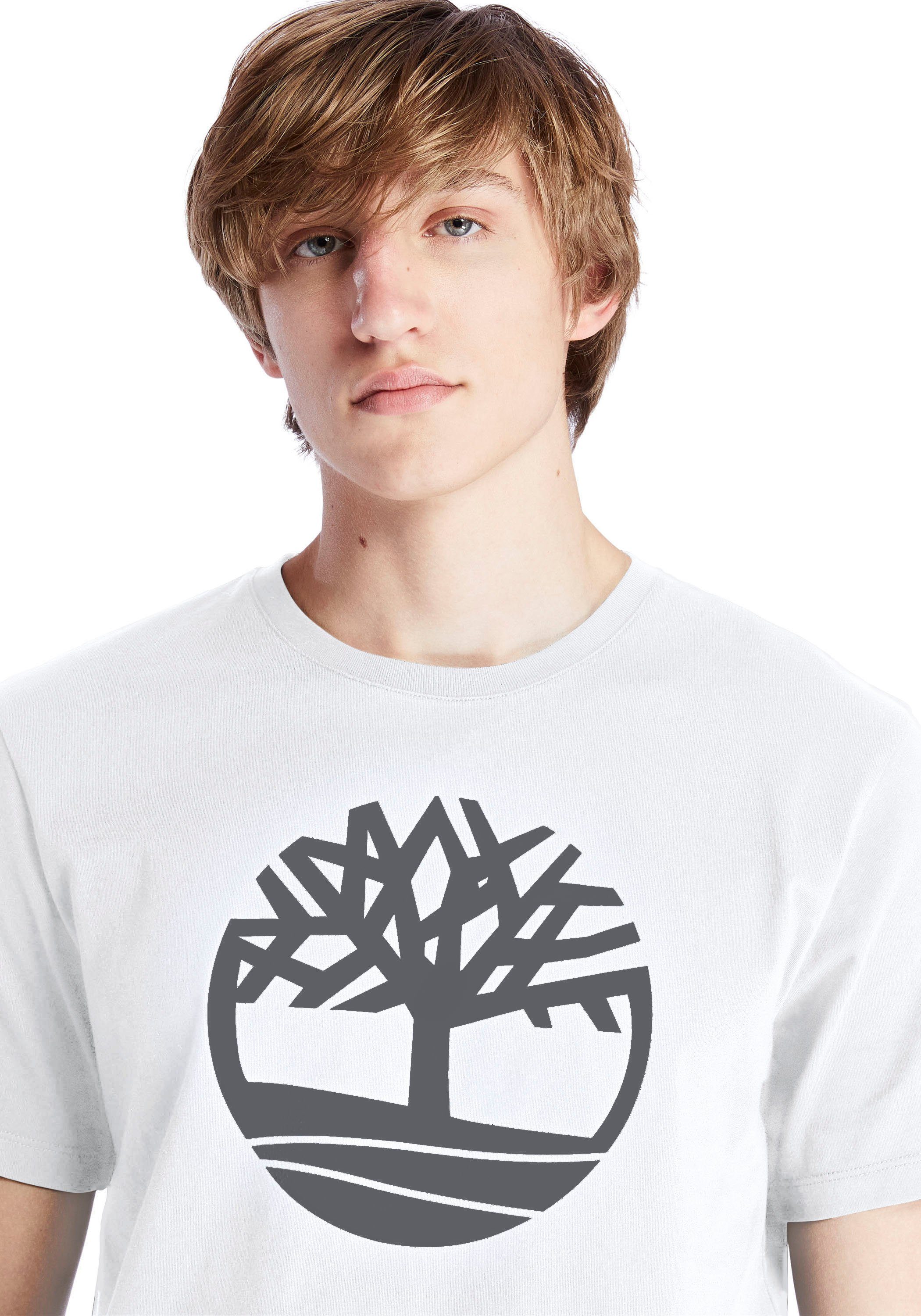 Timberland T-Shirt Kennebec Tree River weiß
