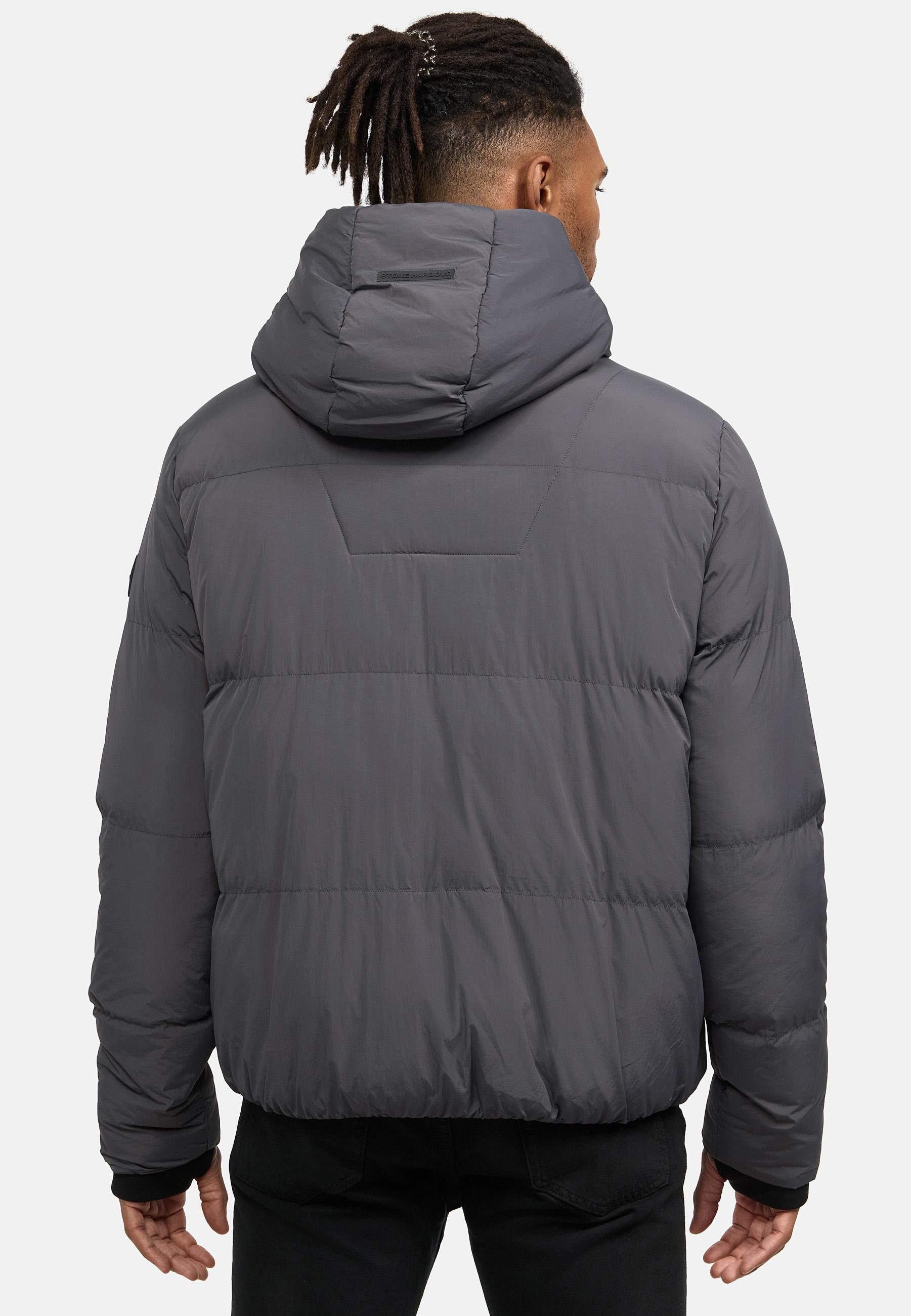 Stone Harbour Steppjacke Tayroos XX Gesteppte Herren Winterjacke mit Kapuze