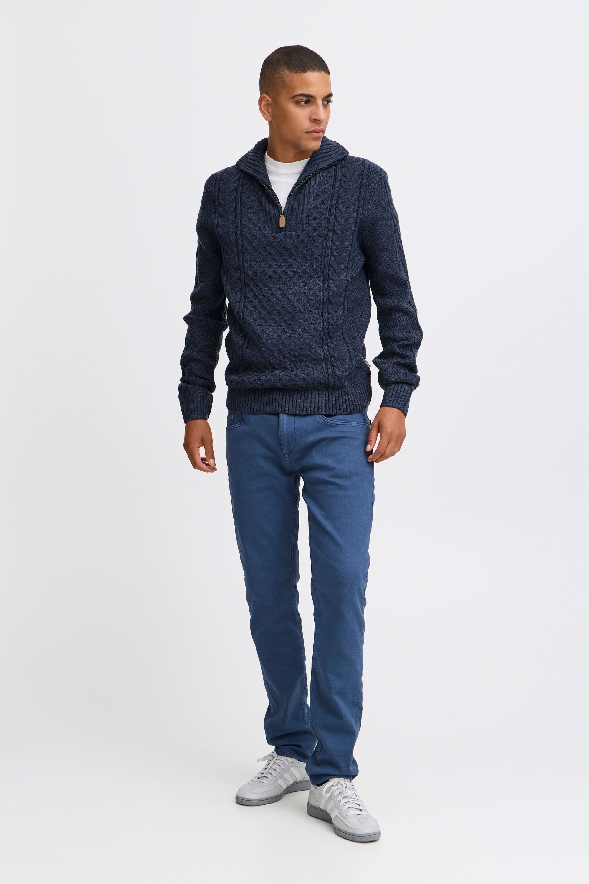 Blend Troyer BHPullover Klassischer Troyer mit Reißverschluss