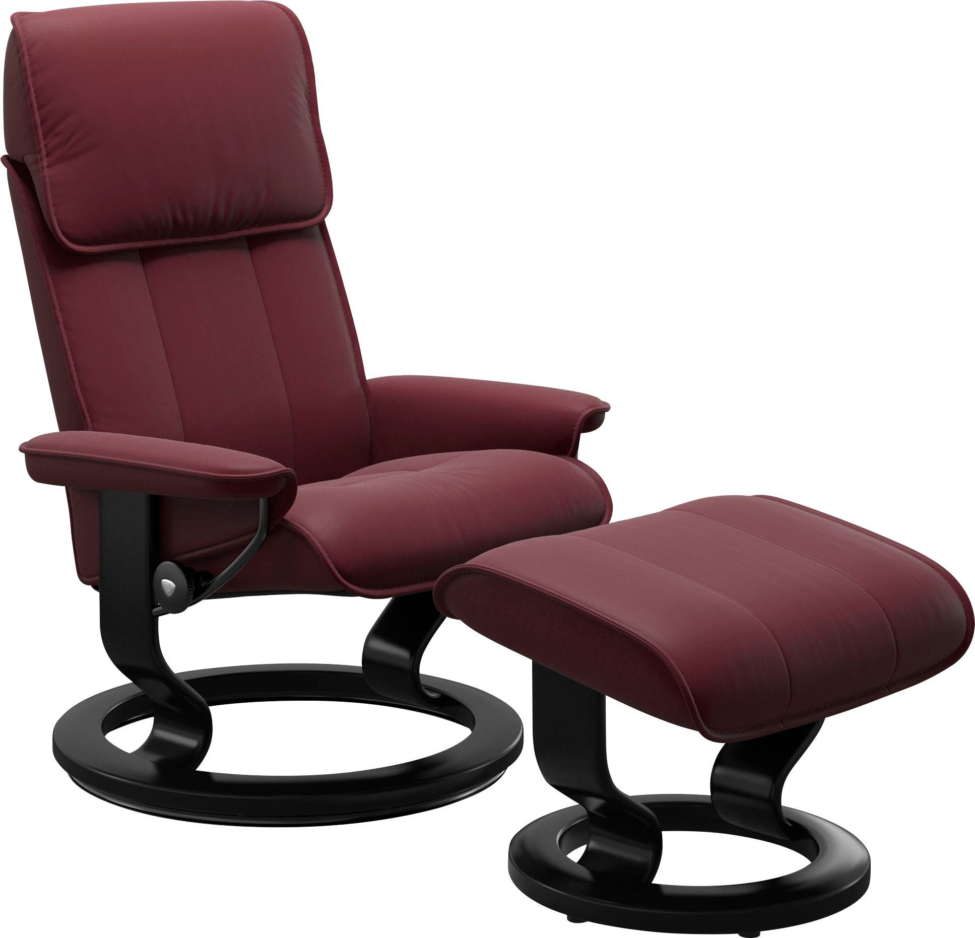 Stressless® Relaxsessel Admiral, mit Classic Base, Größe M & L, Gestell  Schwarz