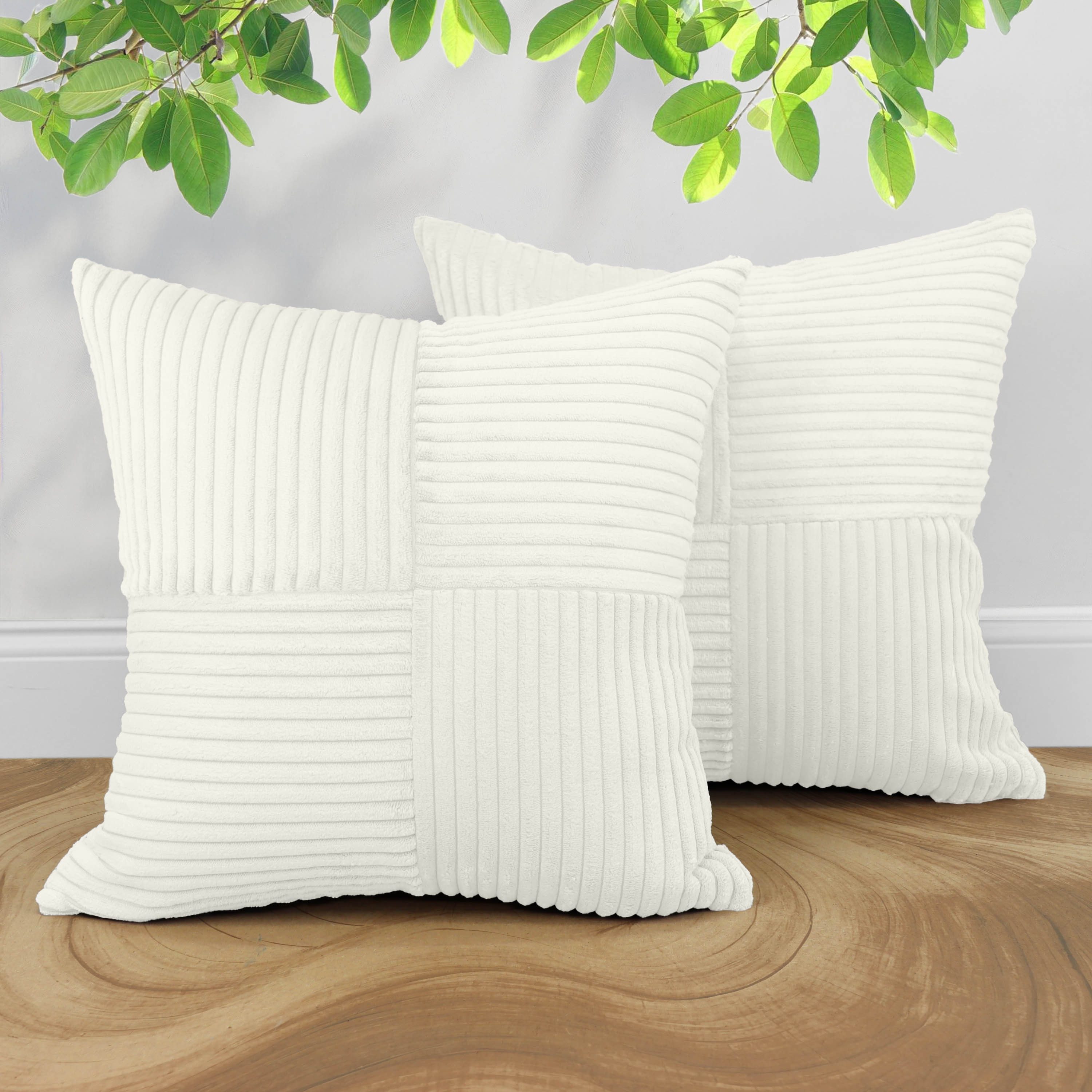 Amilian Kissenbezüge 2er Set Kissenhüllen - Sofakissenbezug & Couchkissenbezug, (2 Stück), 40x40 cm, Kissenhülle für Kissen, Dekokissen, Zierkissen, Sofakissen