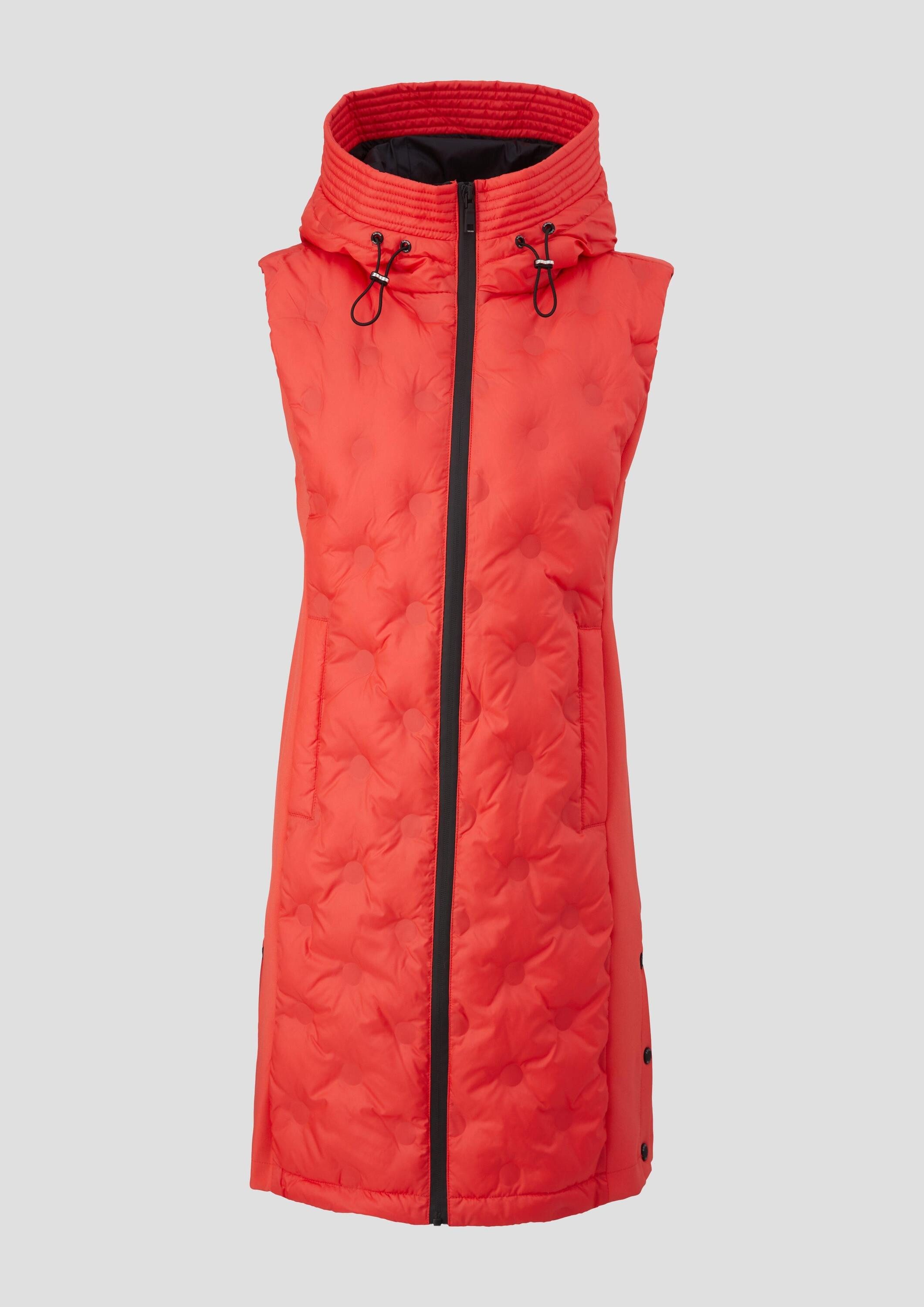 s.Oliver Outdoorjacke Outdoor-Weste Weste im Fabricmix