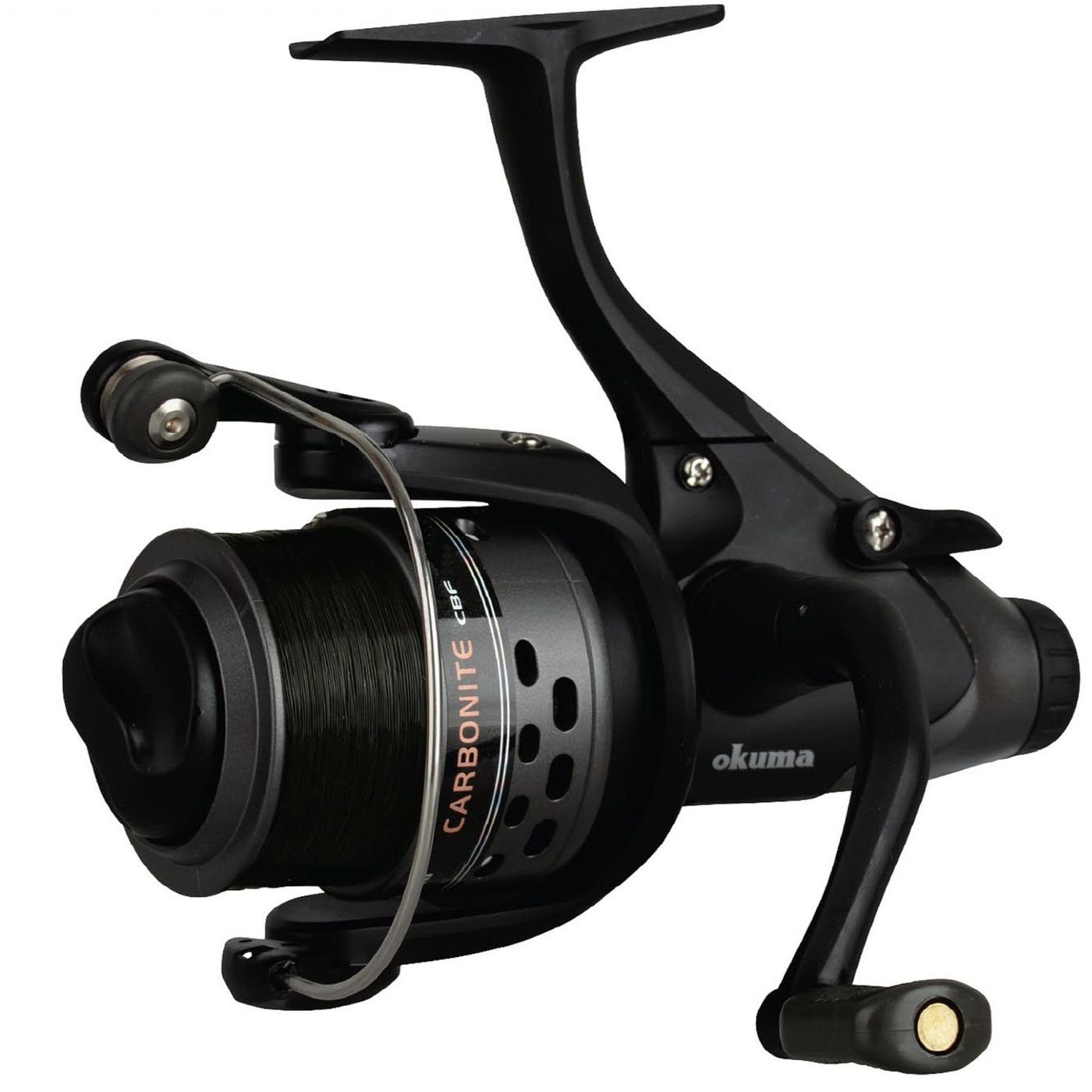 Freilaufrolle Okuma Carbonite XP Baitfeeder 155 - Schnurfassung 260m 0,35mm
