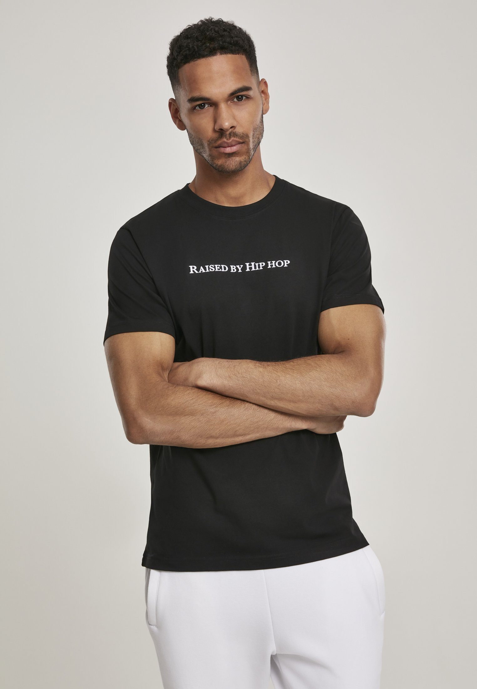 MisterTee T-Shirt Herren Raised by Hip Hop Tee (1-tlg) | T-Shirts