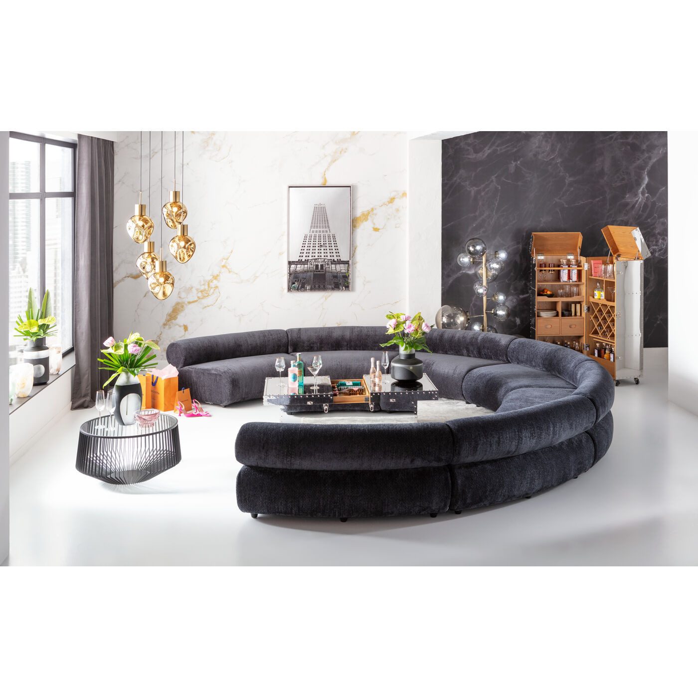 Kare Design Couchtisch Corinne, Ø80cm