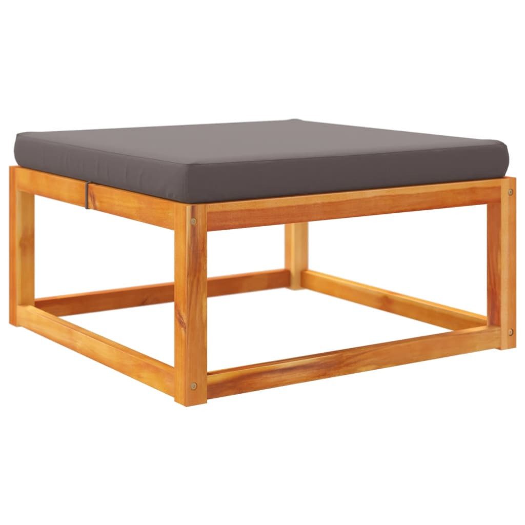 vidaXL Loungesofa Gartenhocker mit Kissen 65x65x29 günstig online kaufen