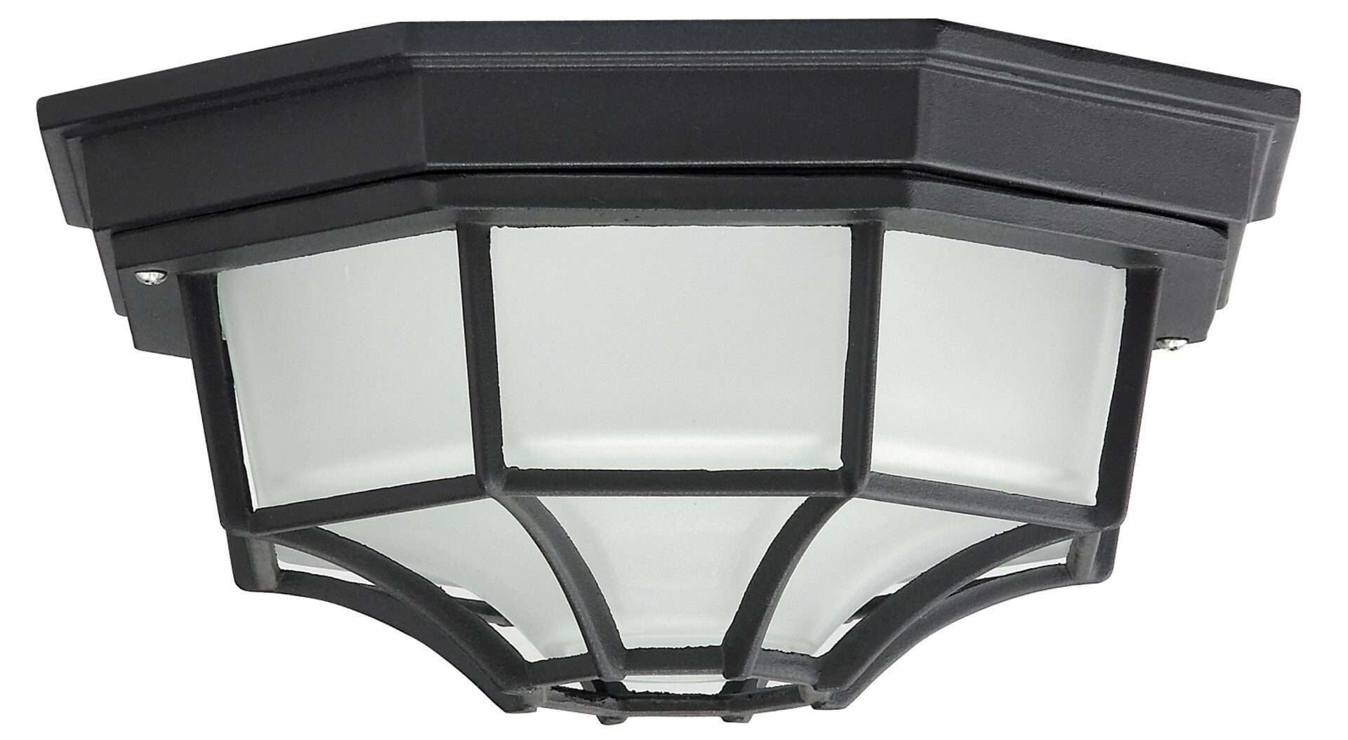 Rabalux Außen-Deckenleuchte "Milano" Metall, schwarz, E27, 260x260mm