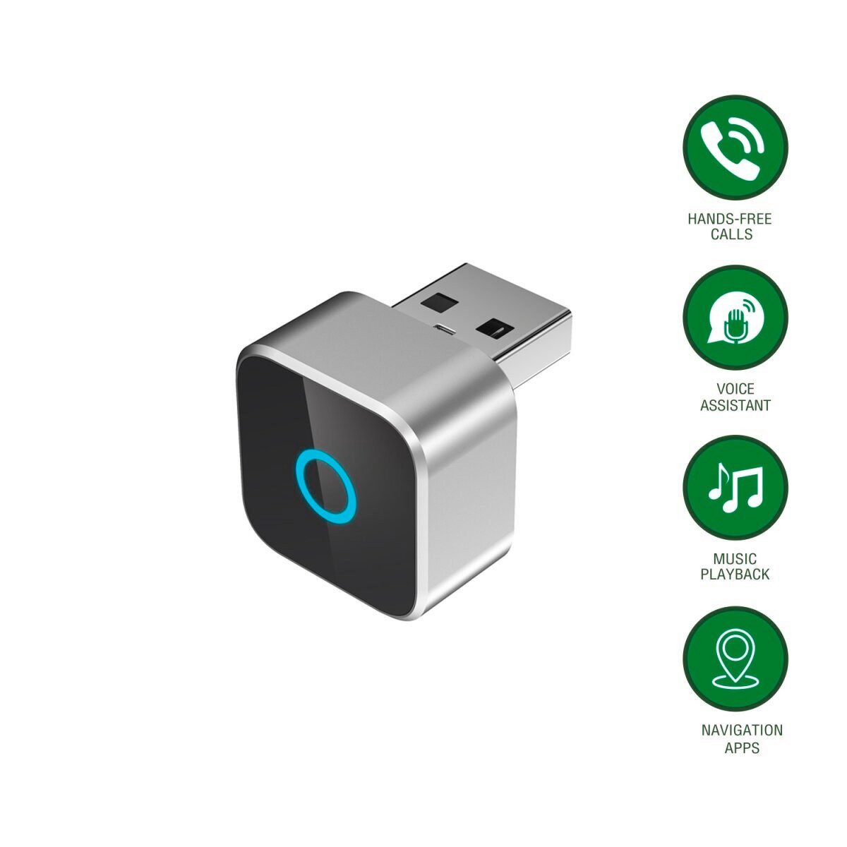 4smarts Adapter CarPlay/Android Auto KFZ-Adapter zu USB Typ A