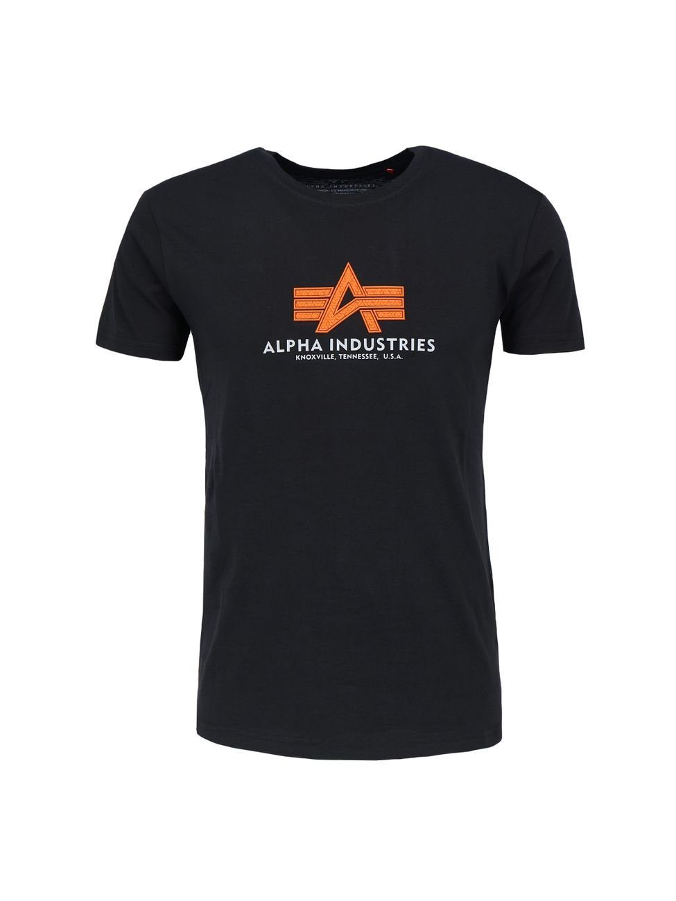 Alpha Industries T-Shirt Basic T Rubber (1-tlg) 03 Black