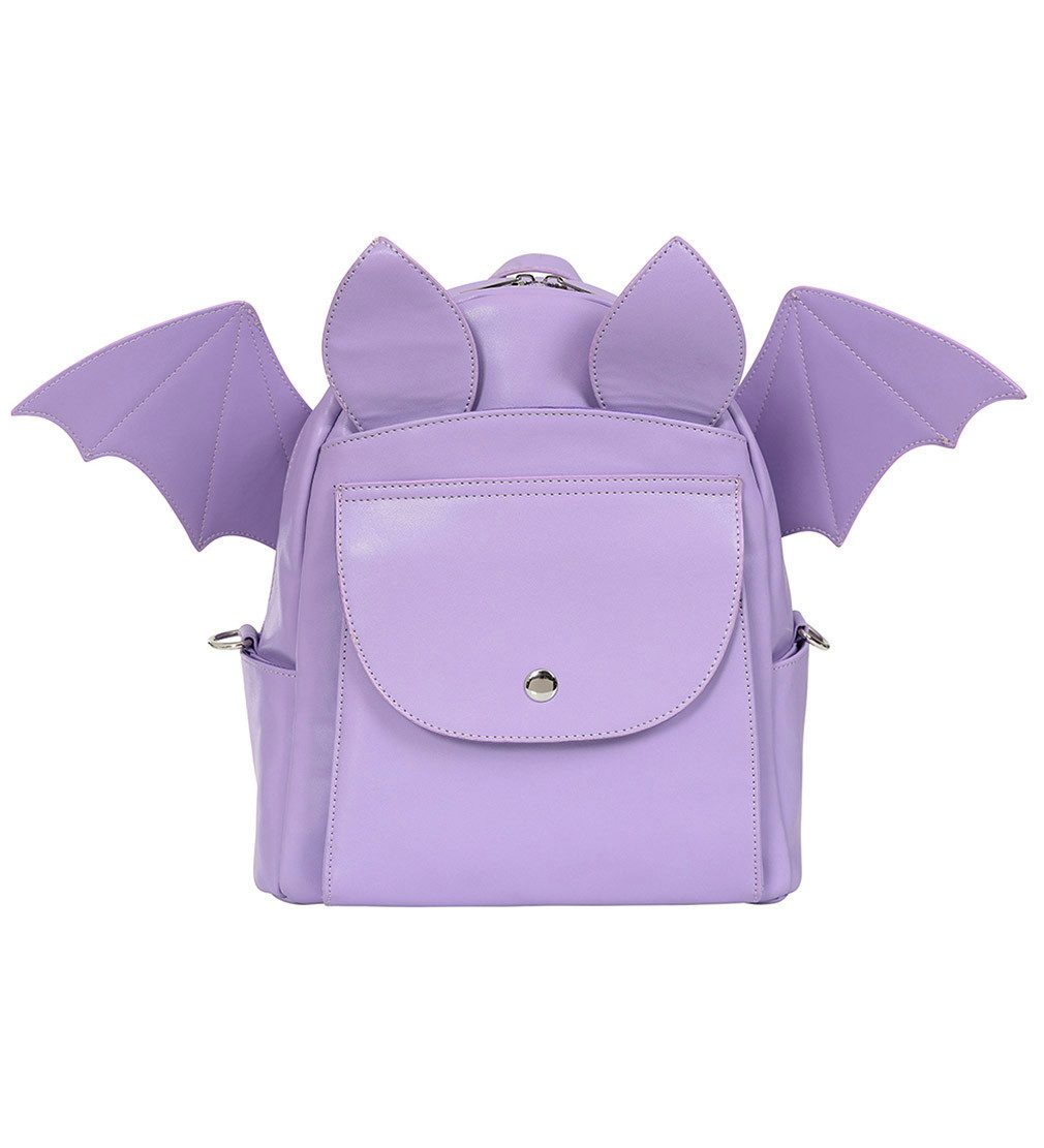 Banned Rucksack Waverley Lila, Abnehmbaren Fledermaus Flügel
