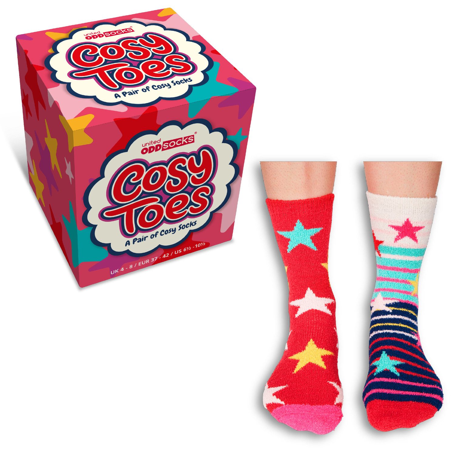 United Oddsocks Kuschelsocken Sterne Oddsocks Kuschelsocken in 37-42 im Paar
