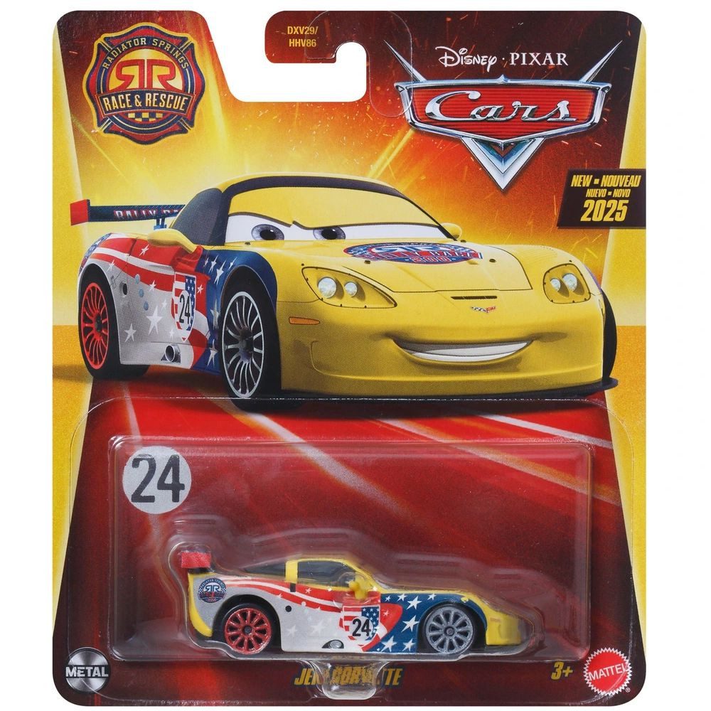 Disney Cars Spielzeug-Rennwagen Jeff Gorvette JDG54 Disney Cars Race & Resc günstig online kaufen