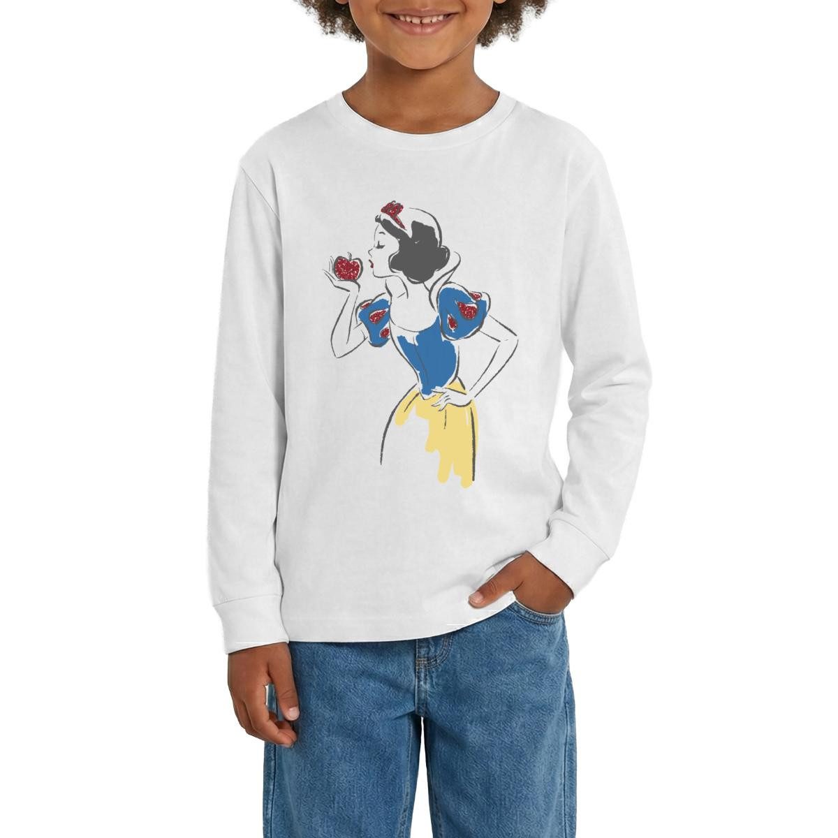 T-Shirt Schneewittchen Vintage Teenager Premium Langarmshirt