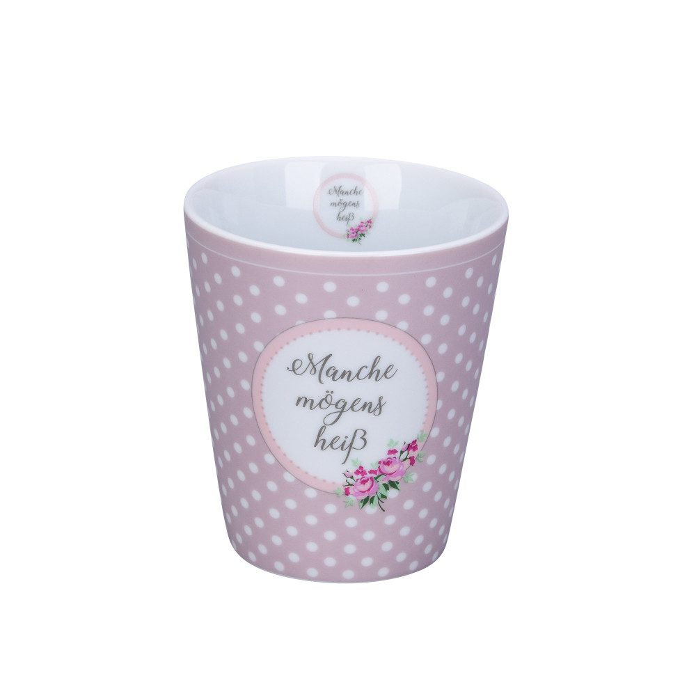 Krasilnikoff Tasse Happy Mug Tasse Kaffeetasse Becher Teetasse Porzellanbecher, Spülmaschinen- und mikrowellengeeignet Hochwertiges Porzellan
