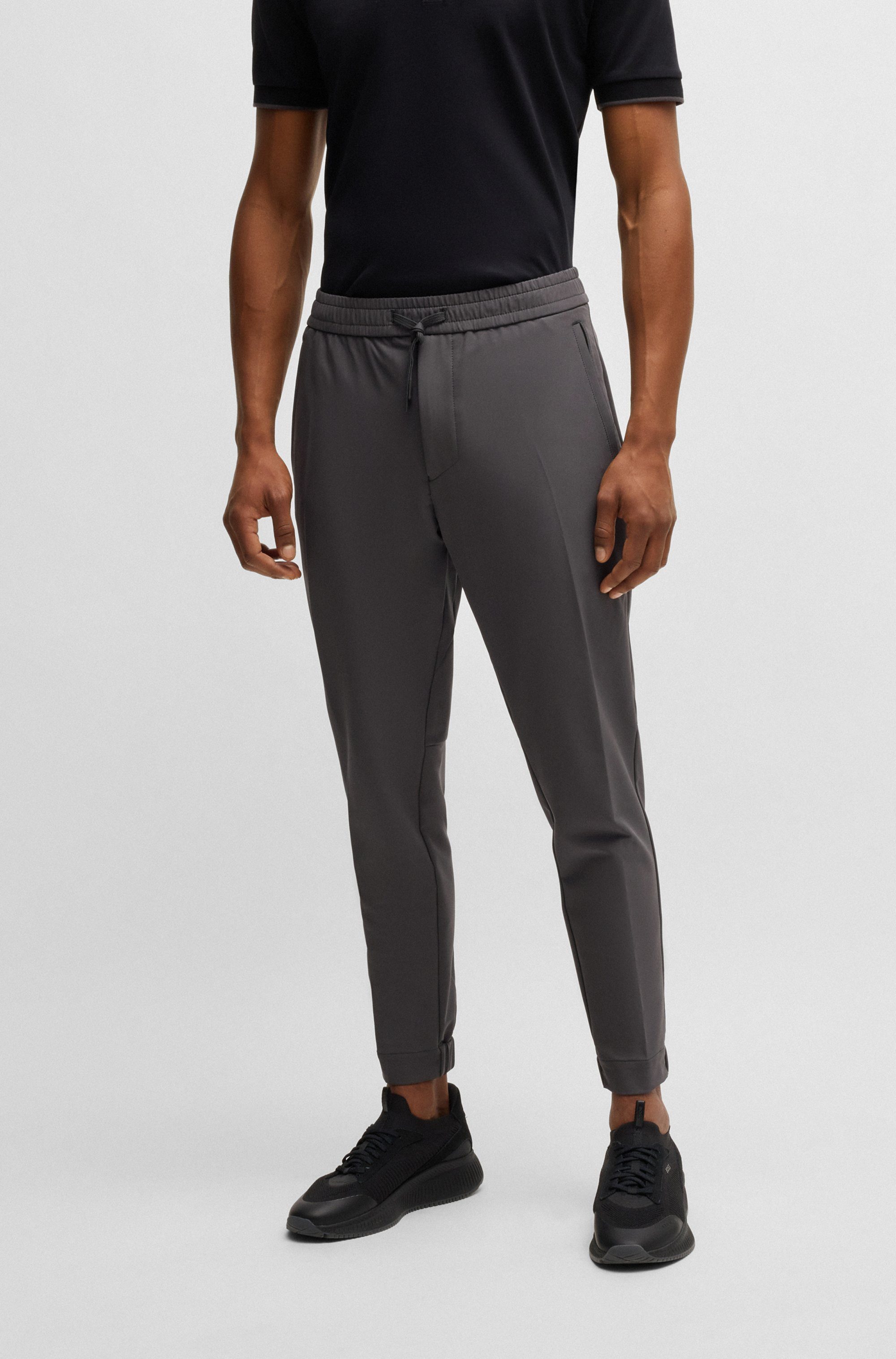 BOSS GREEN Stretch-Hose T Flex mit elastischem Bund und Kordelzug Stretchho günstig online kaufen