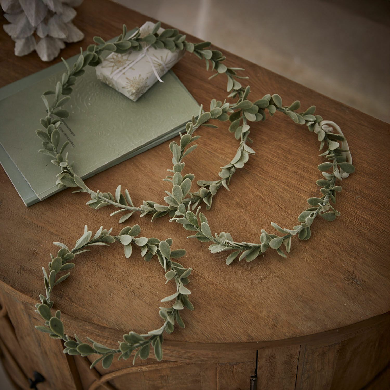 Mirabeau Dekokranz Kranz 3er Set Carivela grün günstig online kaufen